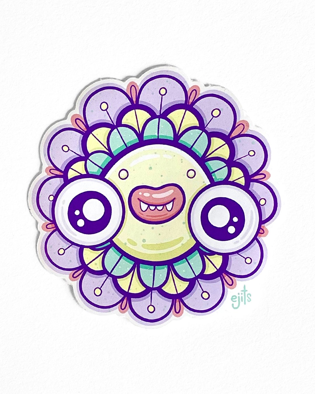 #1 Floral Derangement Sticker