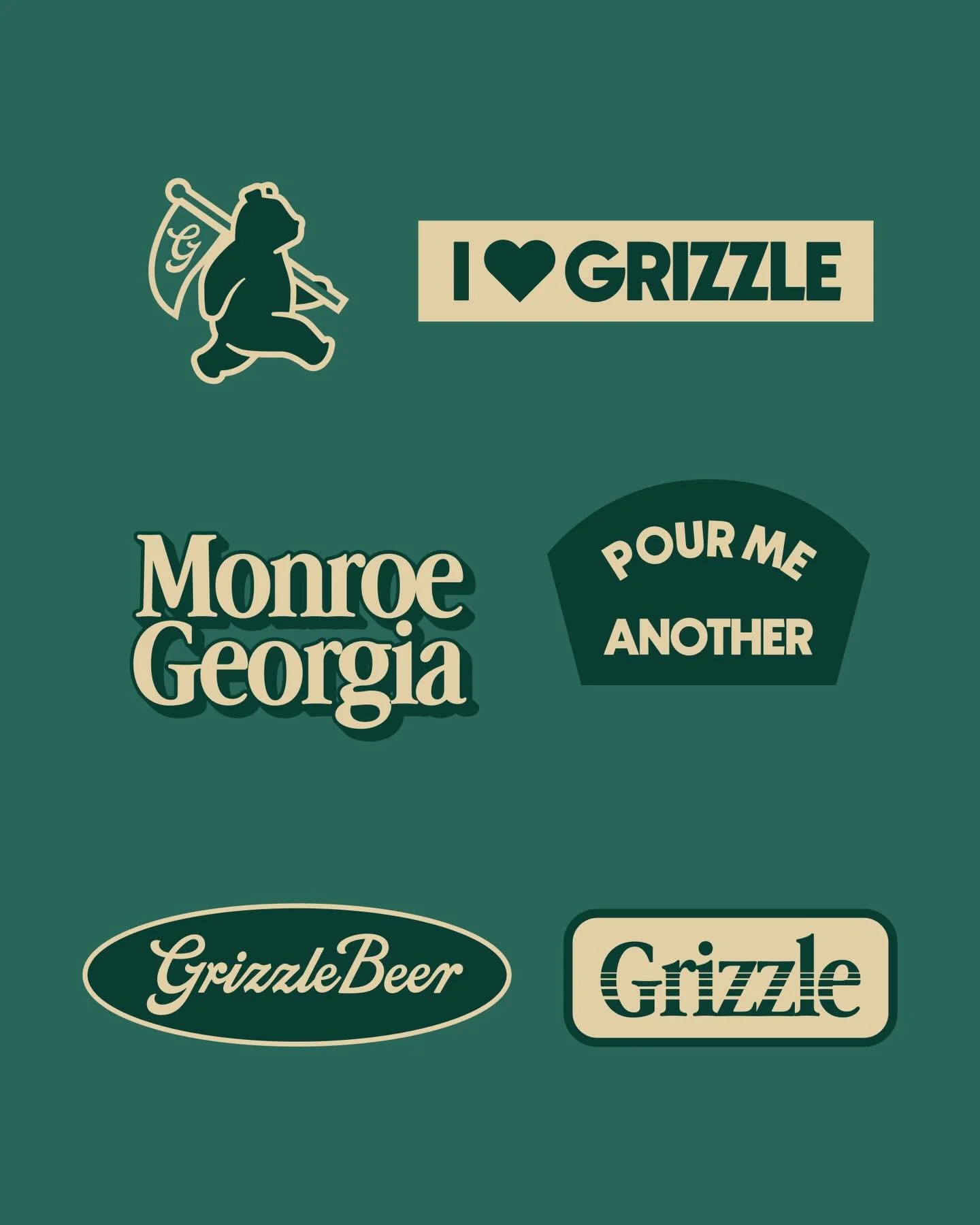 A peek at some of the work we&rsquo;ve been doing for @drinkgrizzlebeer and a happy brew day to their team! Can&rsquo;t wait to share more of this project as they get closer to opening day 🐻🍺