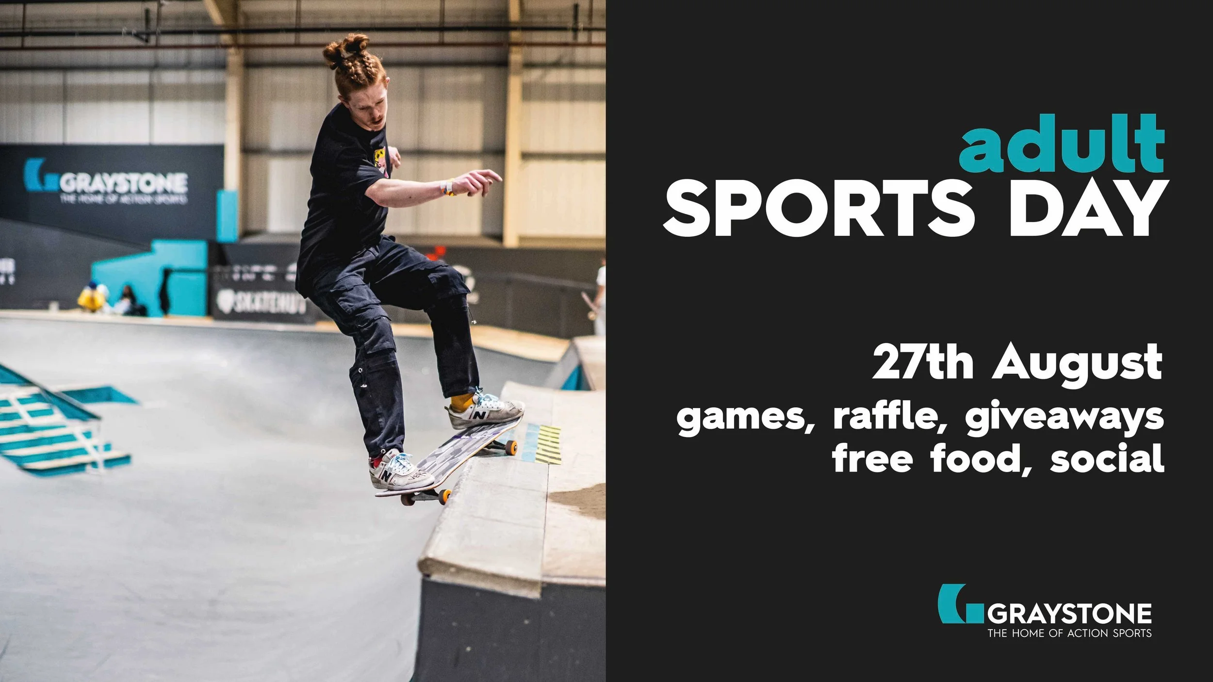 ADULT SKATEBOARDING SPORTS DAY