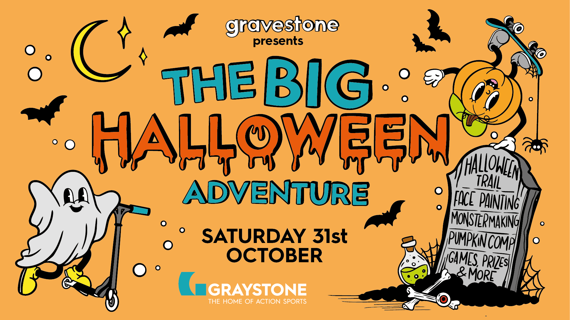 Gravestone Presents - The Big Halloween Adventure!