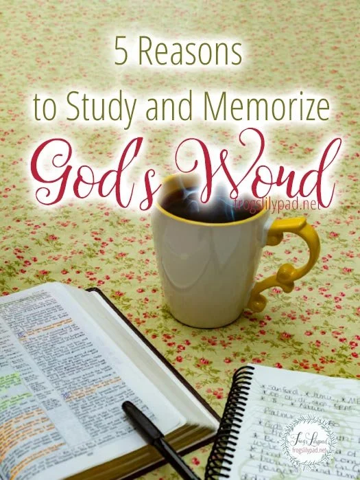 5 Reasons to Study and Memorize God's Word