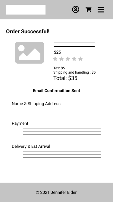 Successful Order Confirmation