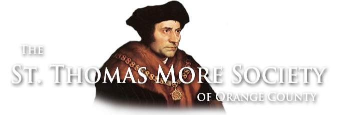 St. Thomas More Society of Orange County California