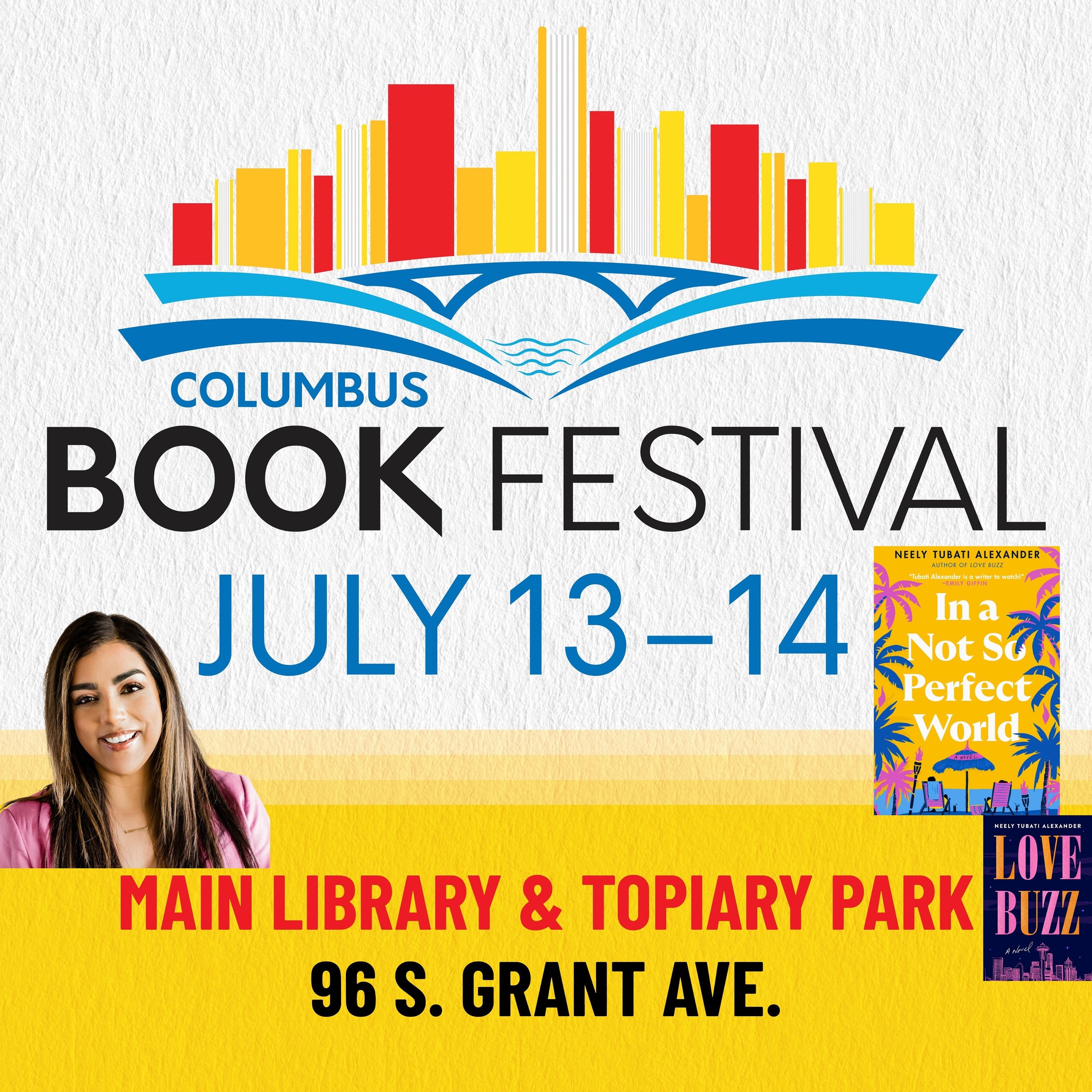 I am so excited to be able to say I will be returning to the Columbus Book Festival in Ohio this summer! 

With all the *ahem* talk recently of book festivals/conferences, let me just say - I attended Columbus last year as a debut author for their fi