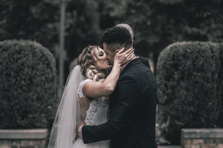 Wedding couple photo