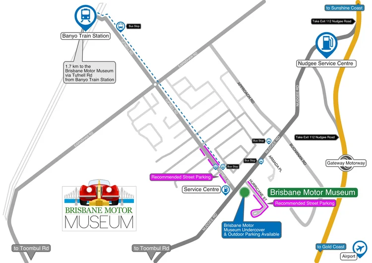 How to get to the Brisbane Motor Museum — Brisbane Motor Museum