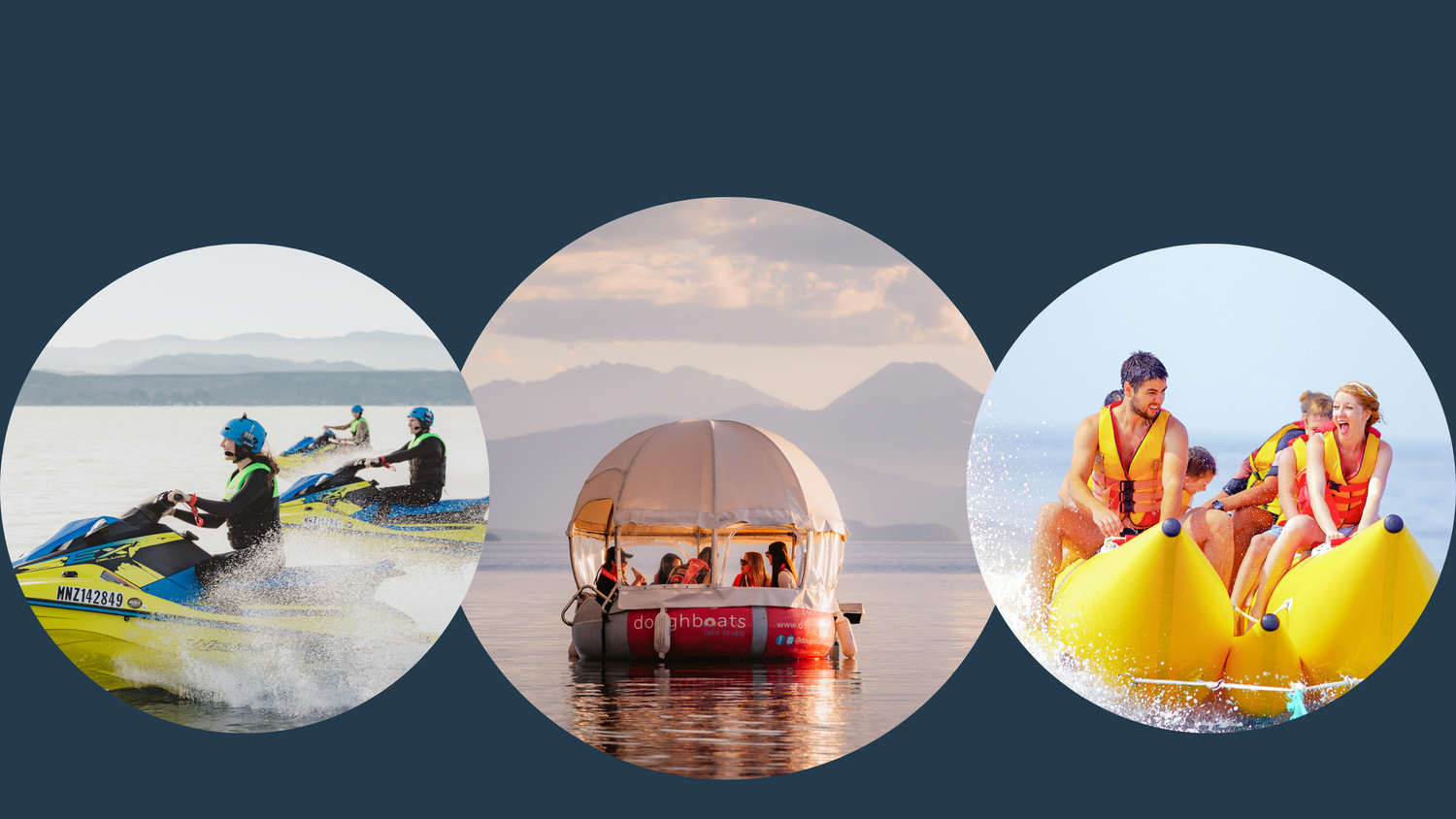 Doughboats Jet Ski Hire Banana Boat Taupo Things To Do In Taupo