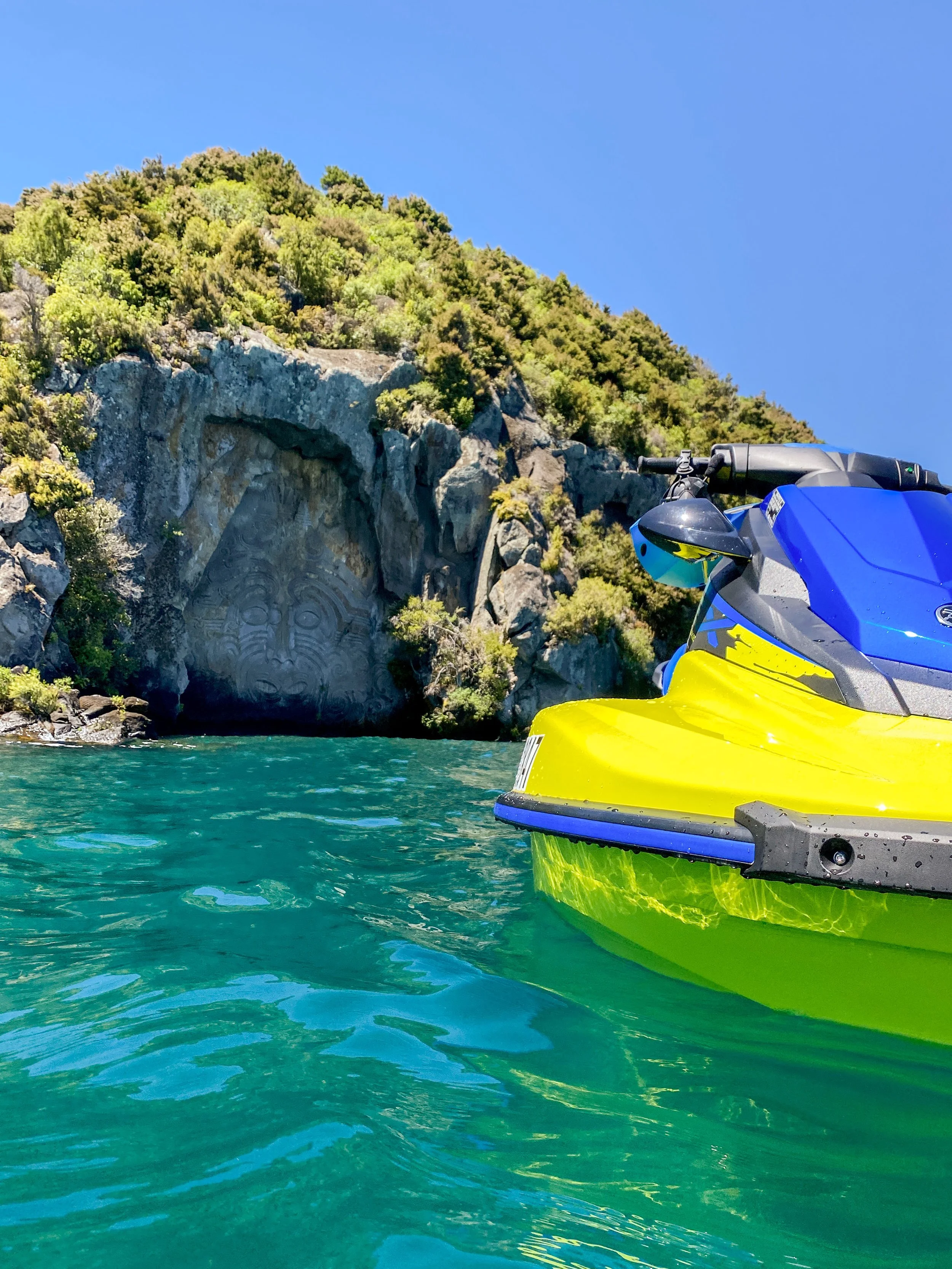 Our jet skit models for hire in Taupo are the newest 2021 Yamaha EX Deluxe Jet Ski