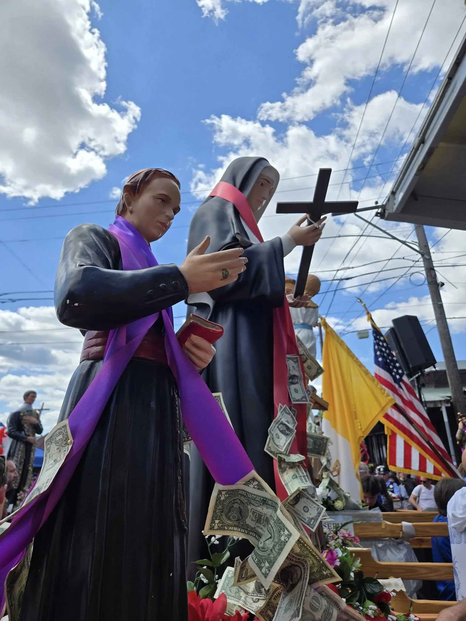 Italian Market Festival - Procession Setup