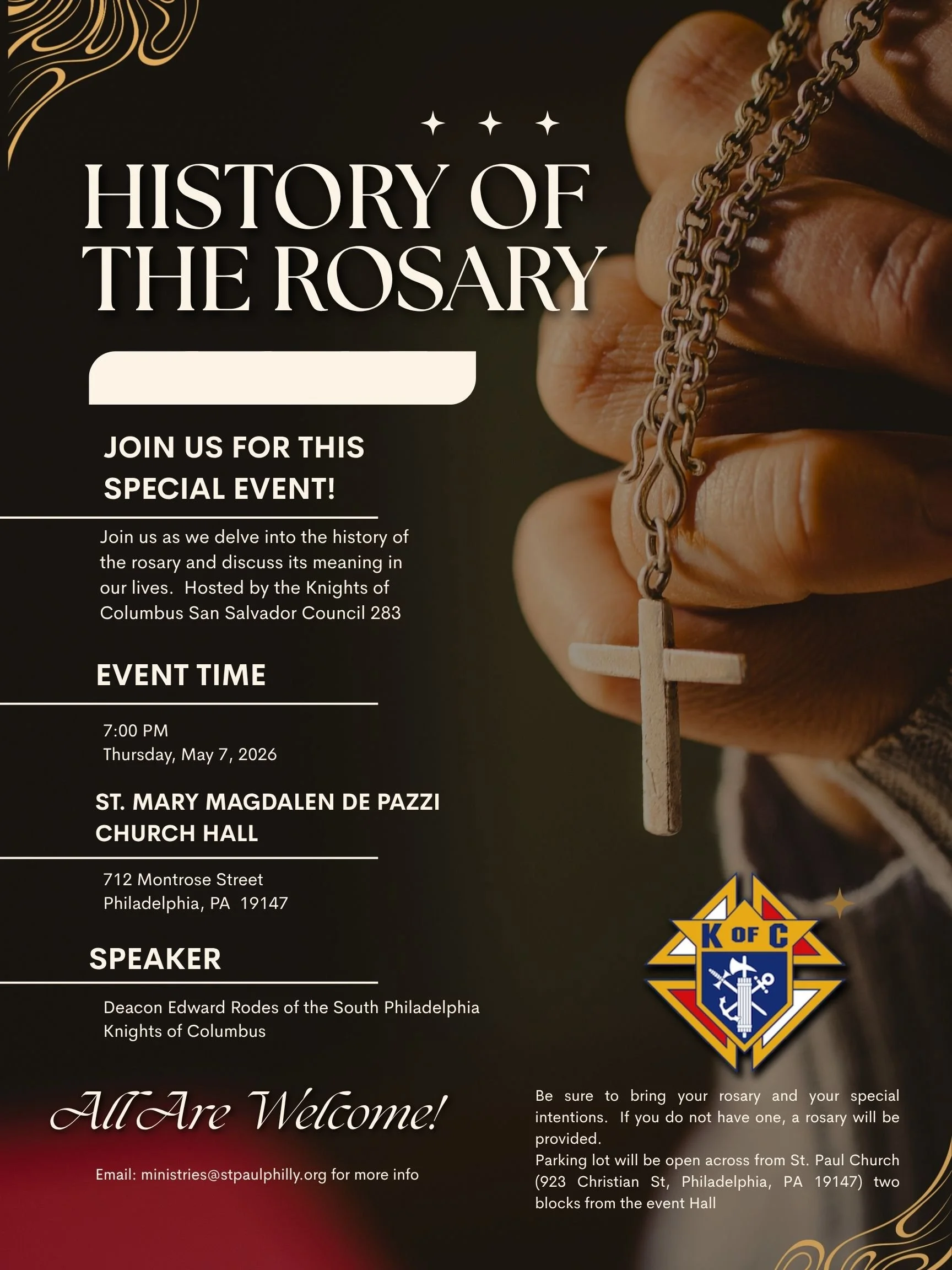 History of the Rosary Event