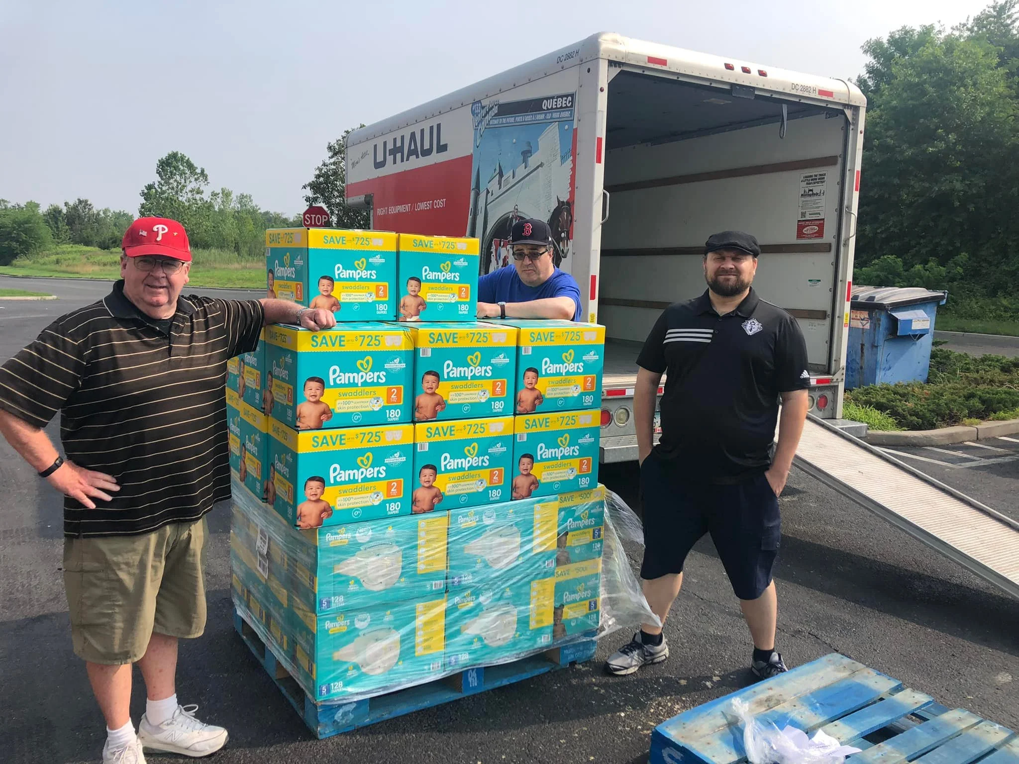 Diaper Drive Donation Delivery Day