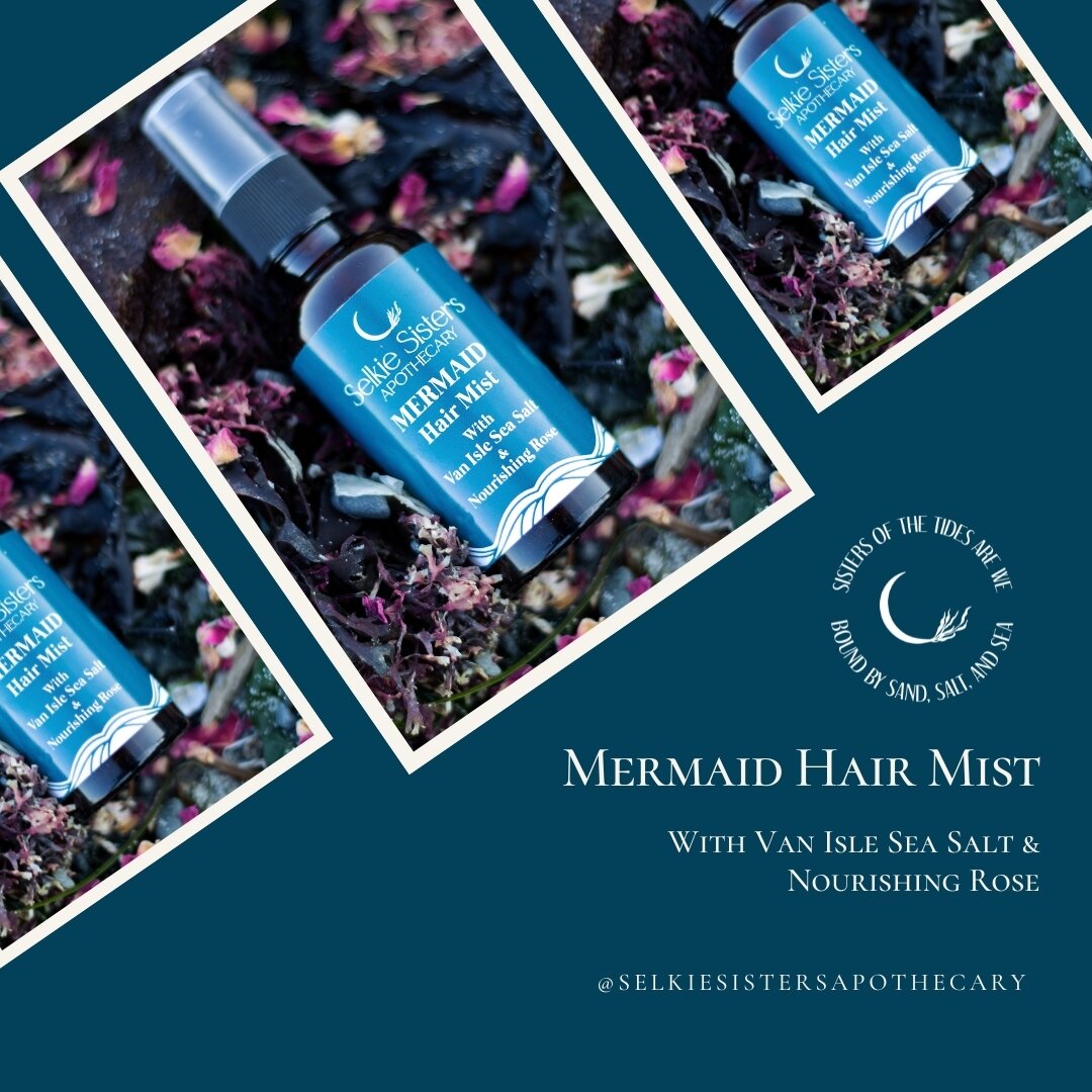 A misty morning does not signify a cloudy day, it signifies frizzy hair&hellip; 👩🏻&zwj;🦱

Shoutout to all of those who struggle with this on the daily, especially at this time of year! 🥰

To help&hellip; our Mermaid Hair Mist. ⚡

Rose Water, Kelp