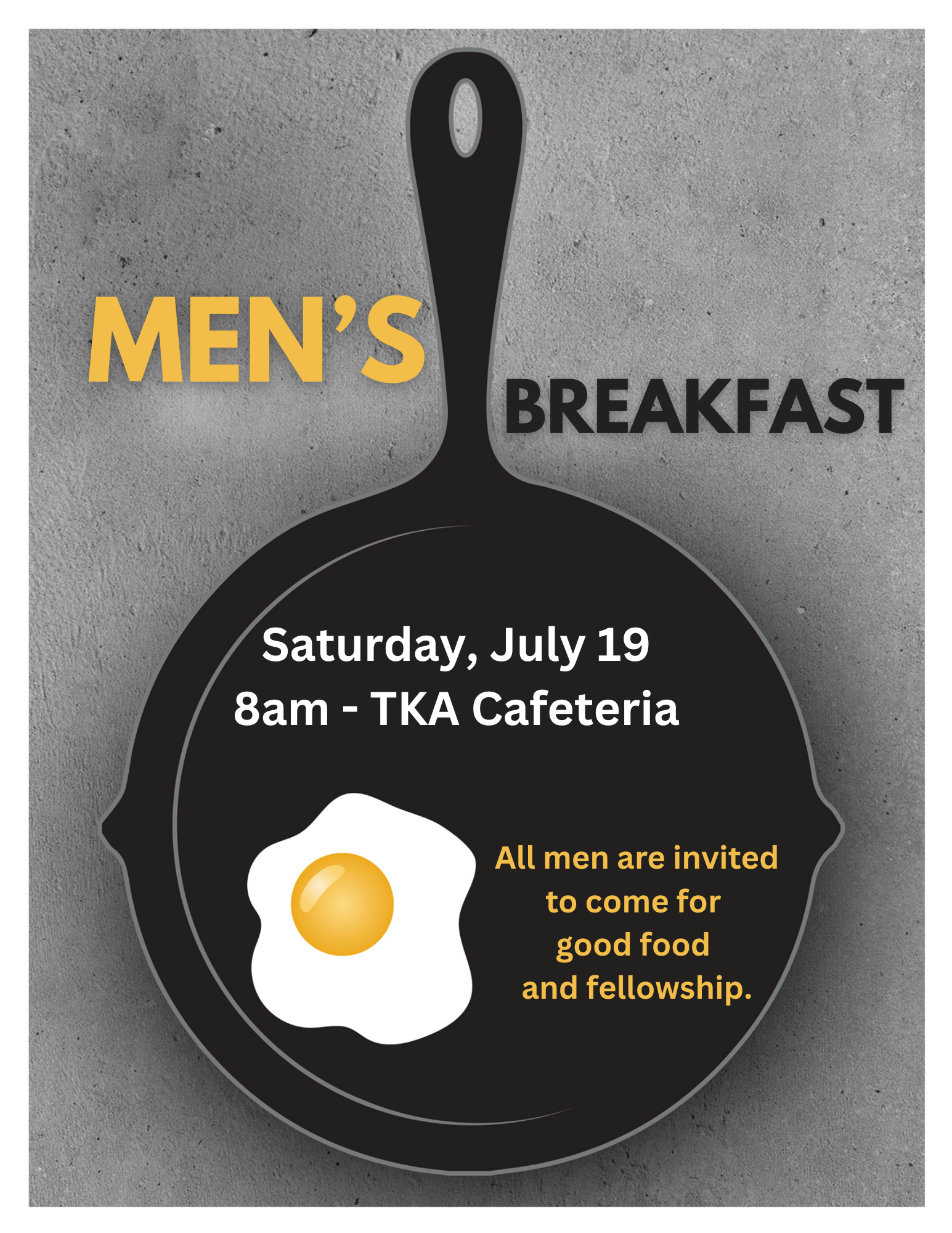Men's Breakfast