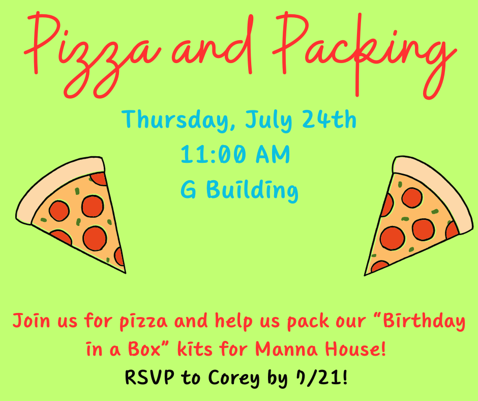 Pizza and Packing