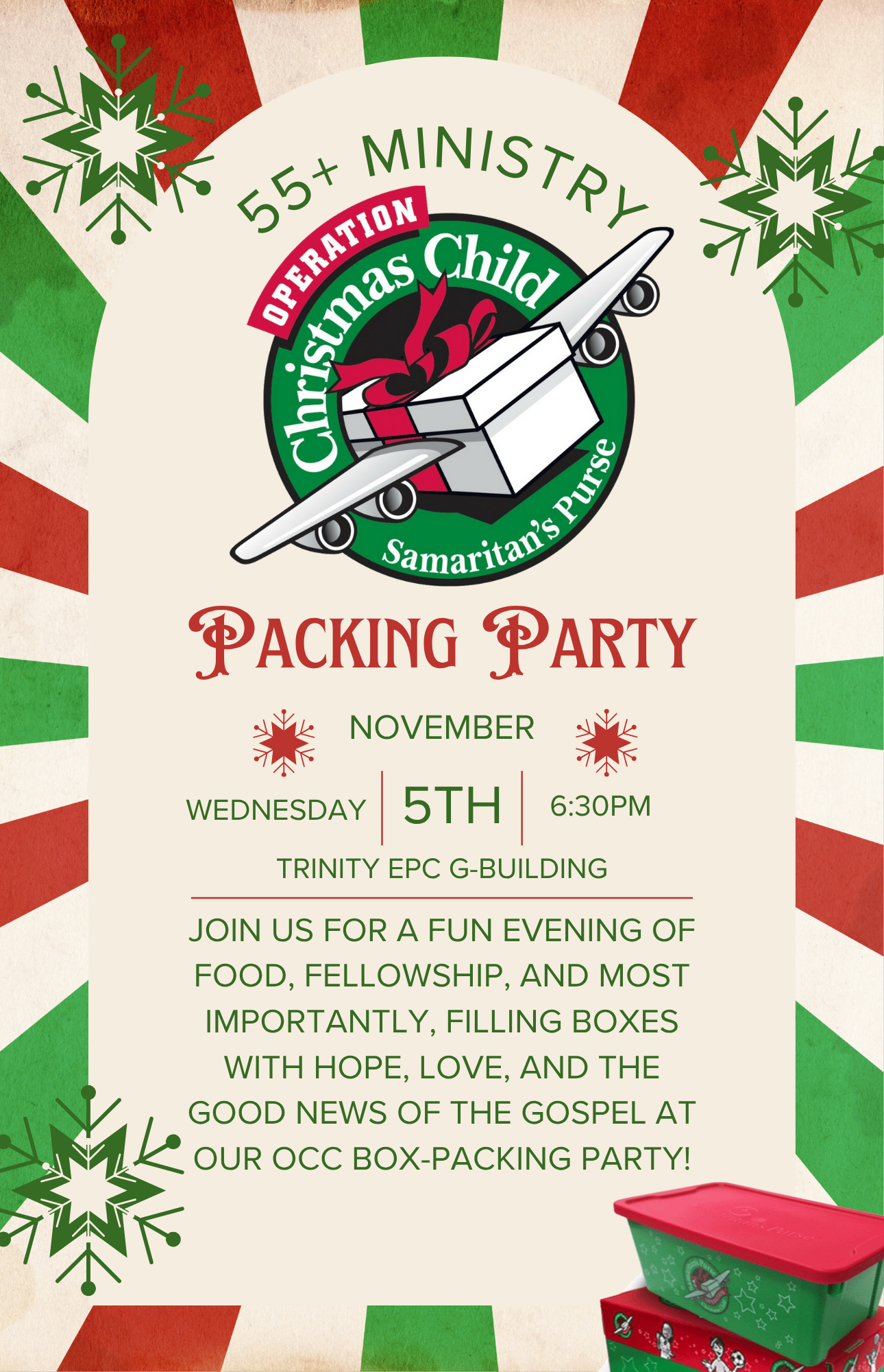 55+ OCC Packing Party