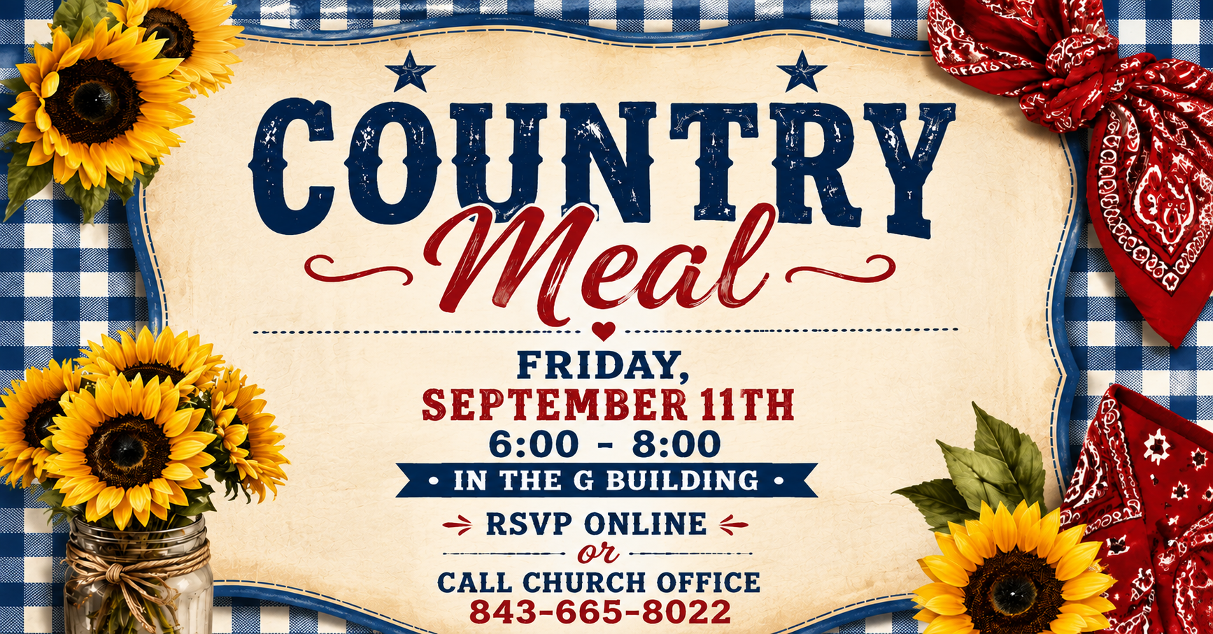 55+ Country Meal