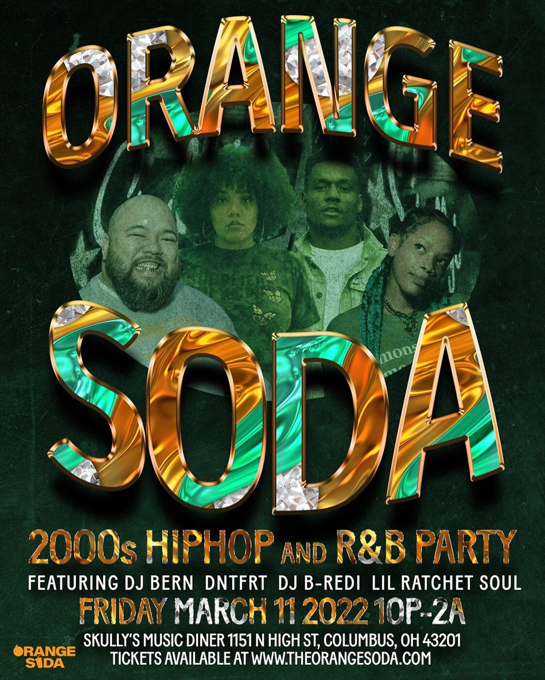 The Biggest 2000&rsquo;s vibes that the midwest has to offer! Get your Neo-nostalgic fix at Orange Soda Featuring Lil Ratchet $oul, DJ B-Redi, DNTFRT &amp; BERN. 

Tickets on sale now at TheOrangeSoda.com