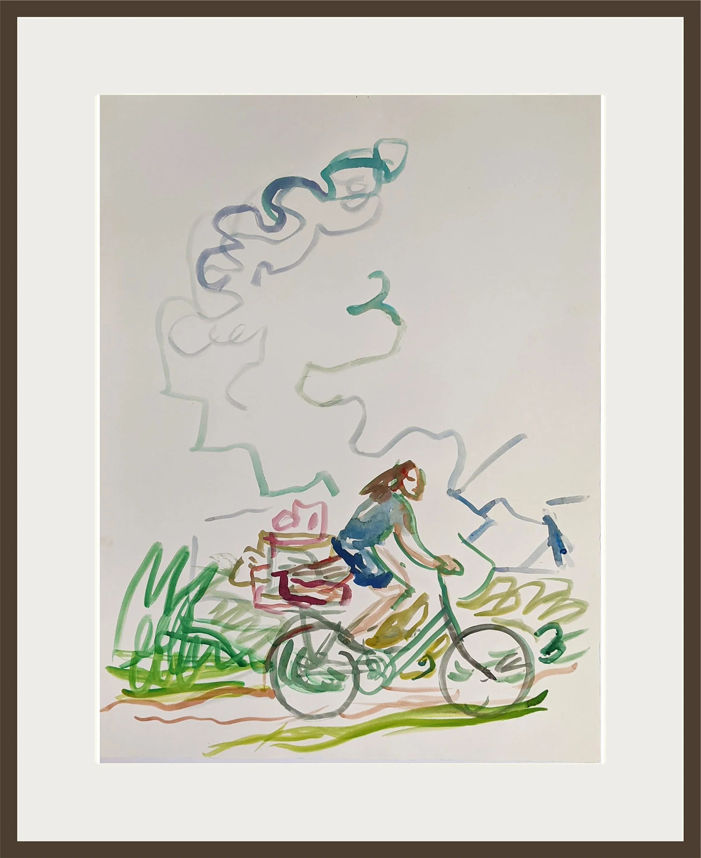 Willie Kohler watercolor on paper
