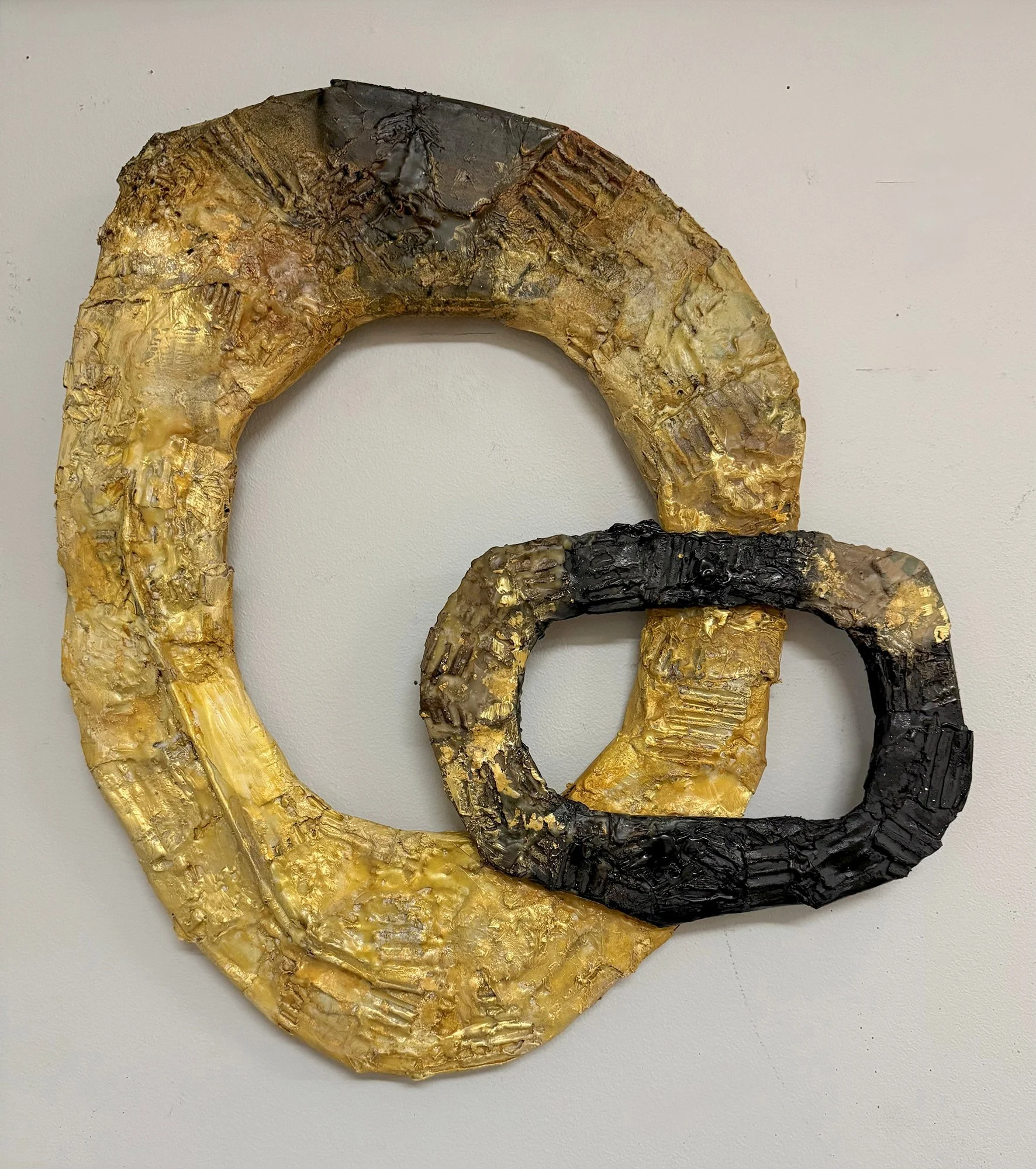 Detail of "Shimmer Rings"