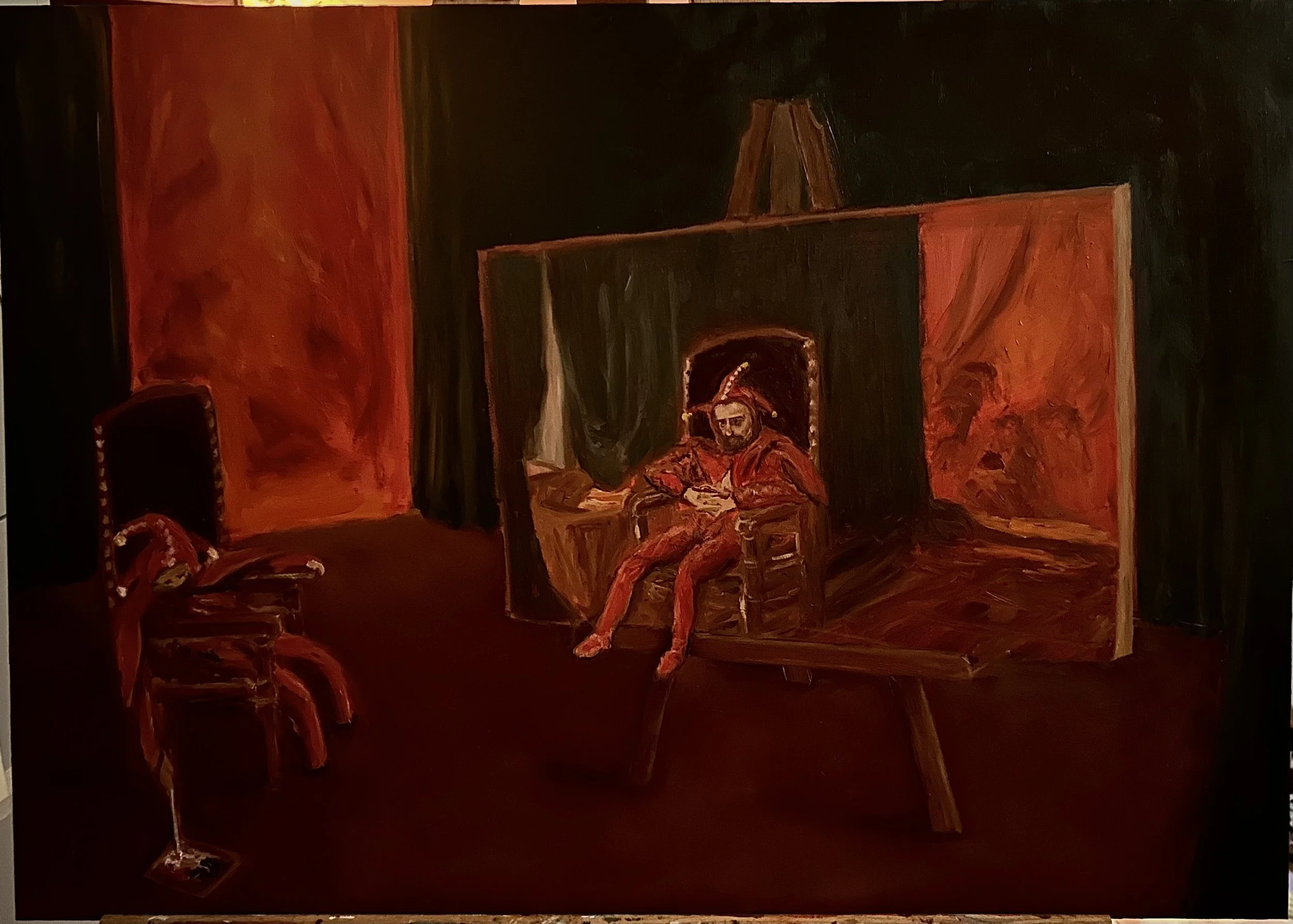 'A Painting of Darcelle painting Jan Matejko's Painting of STAŃZYCK', 2025