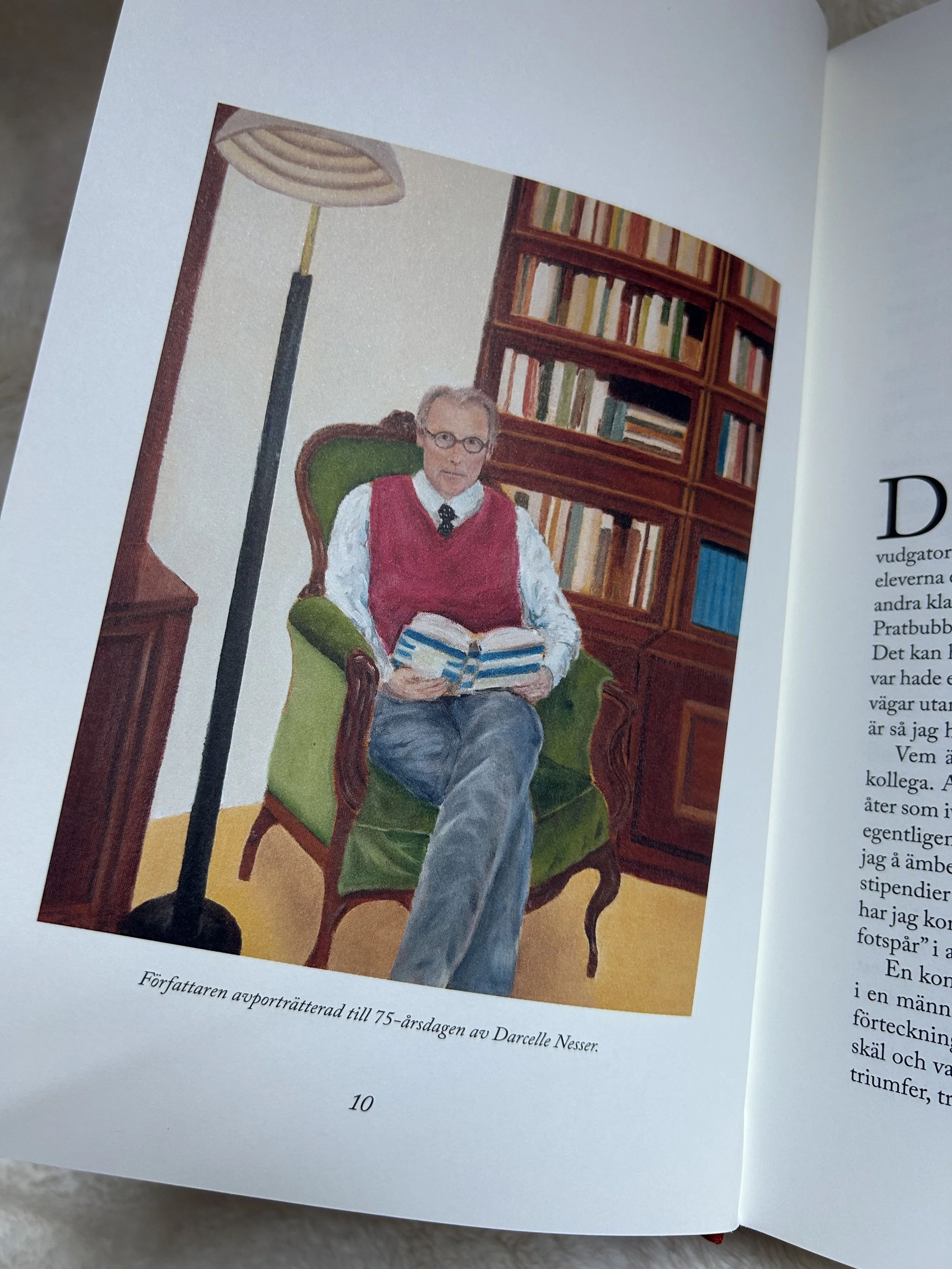 René Gothóni painting for Biography, 2024