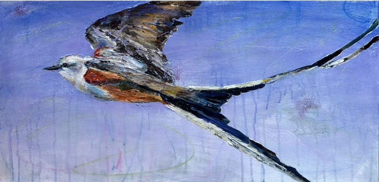 "On A Clear Day", 15" x 30", $450