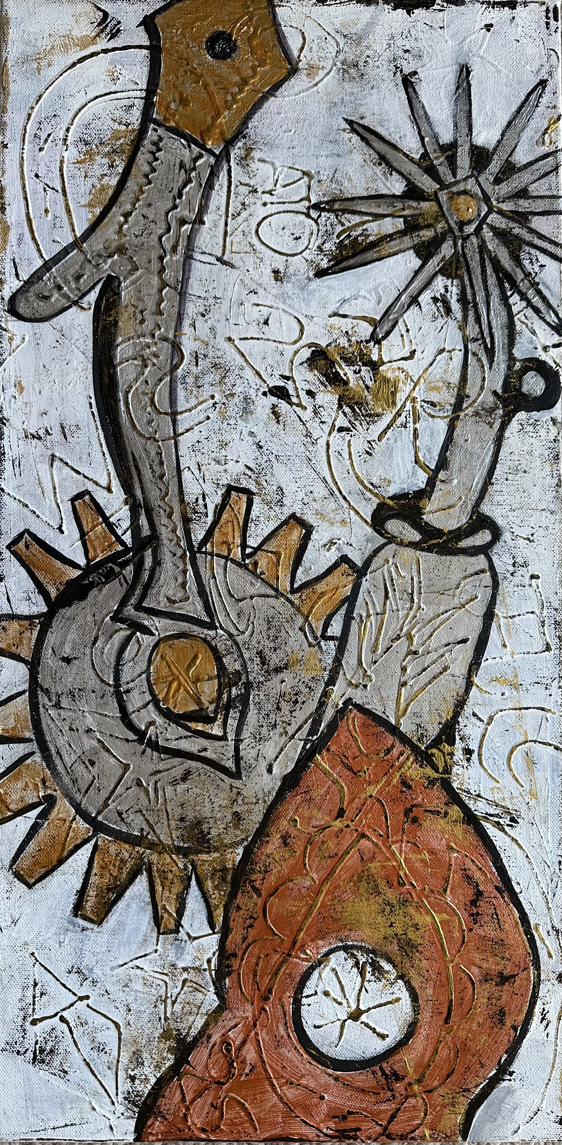 "Don't Hang 'em Up", 12" x 24",  $350