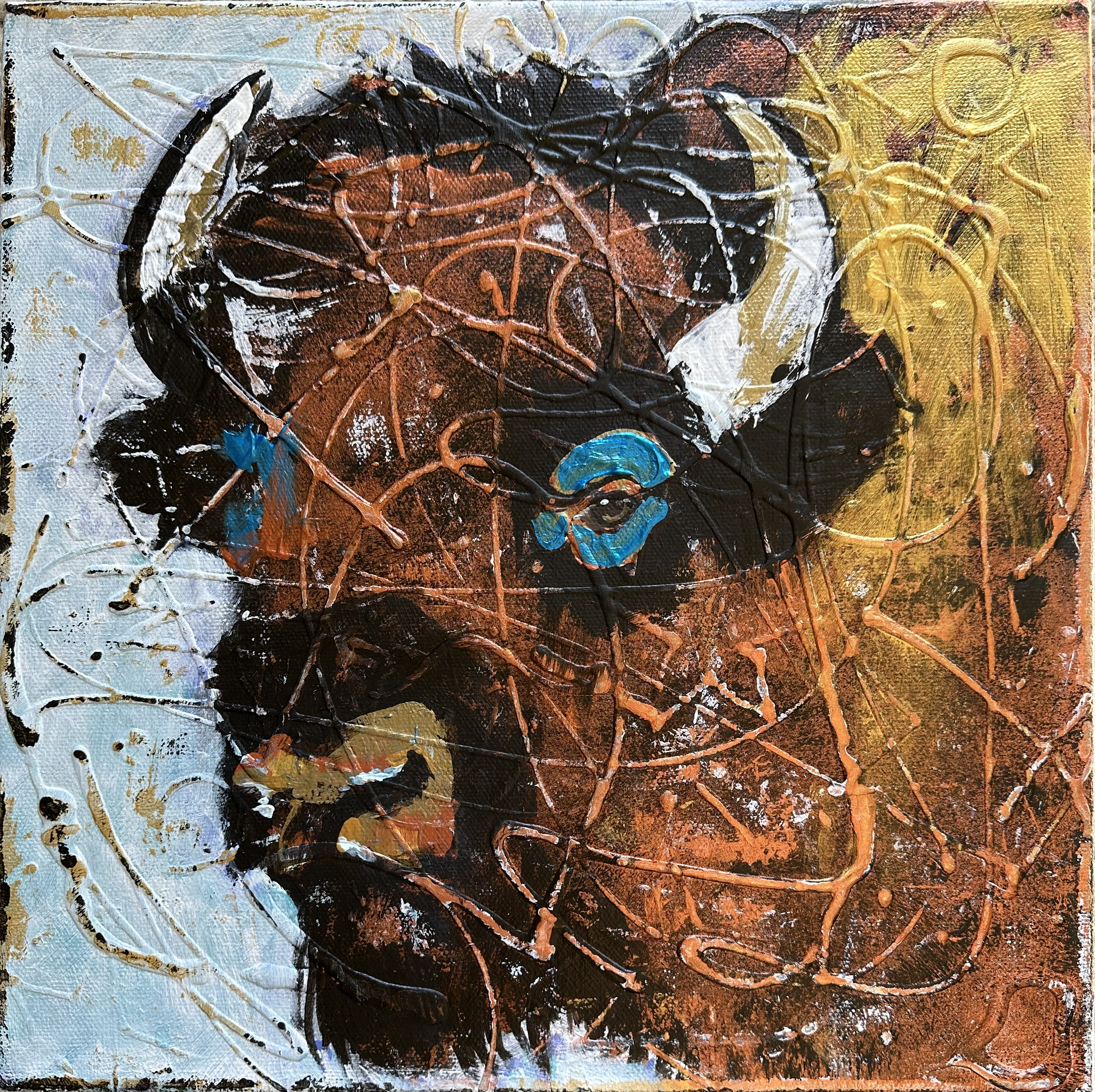 "Copper Thunder", 12" x 12",  $225