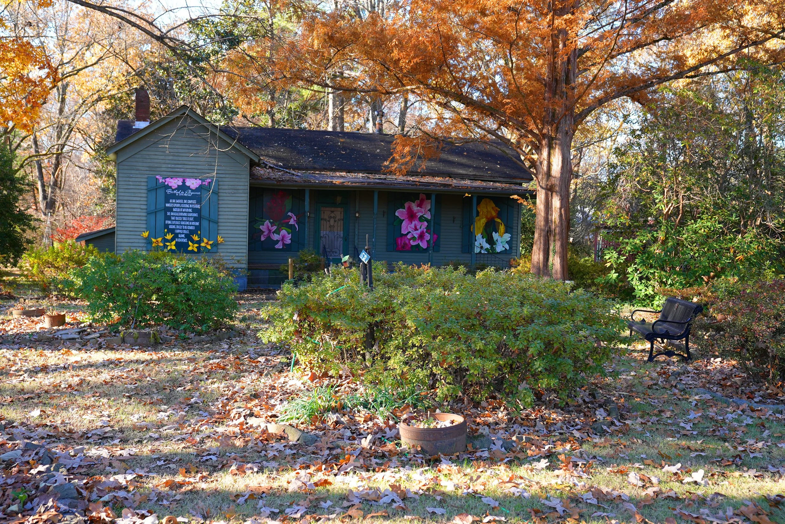 Oaklawn Flower House Poem &amp; Mural (2024)