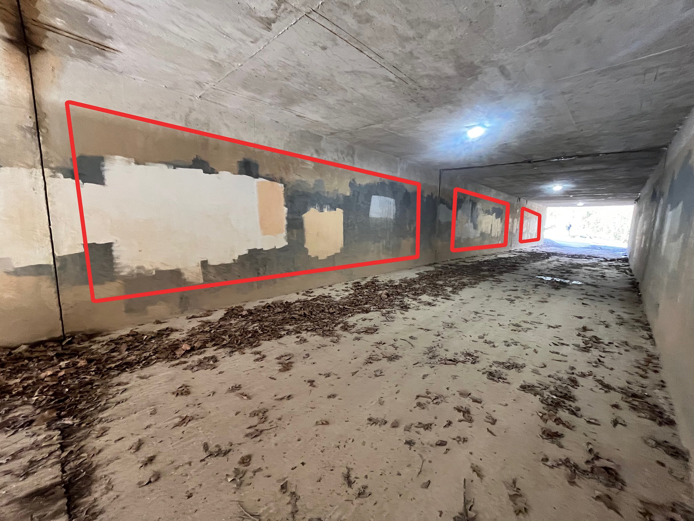 Tunnel Interior (Mural Placement)