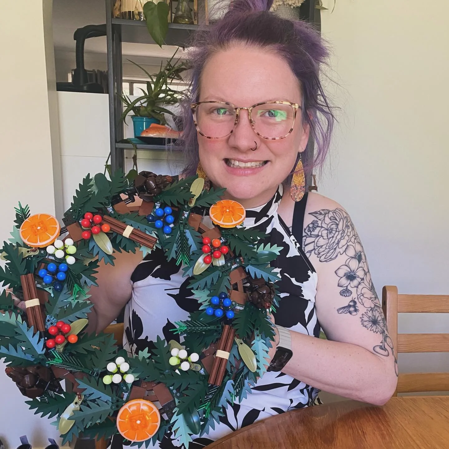 Finished just in time!! This took extreme regulation breaks and body doubling but we got there! In time to say a warm, heart felt merry Christmas and happy holidays to our community. 

If celebrating is not your thing or you&rsquo;re struggling with 