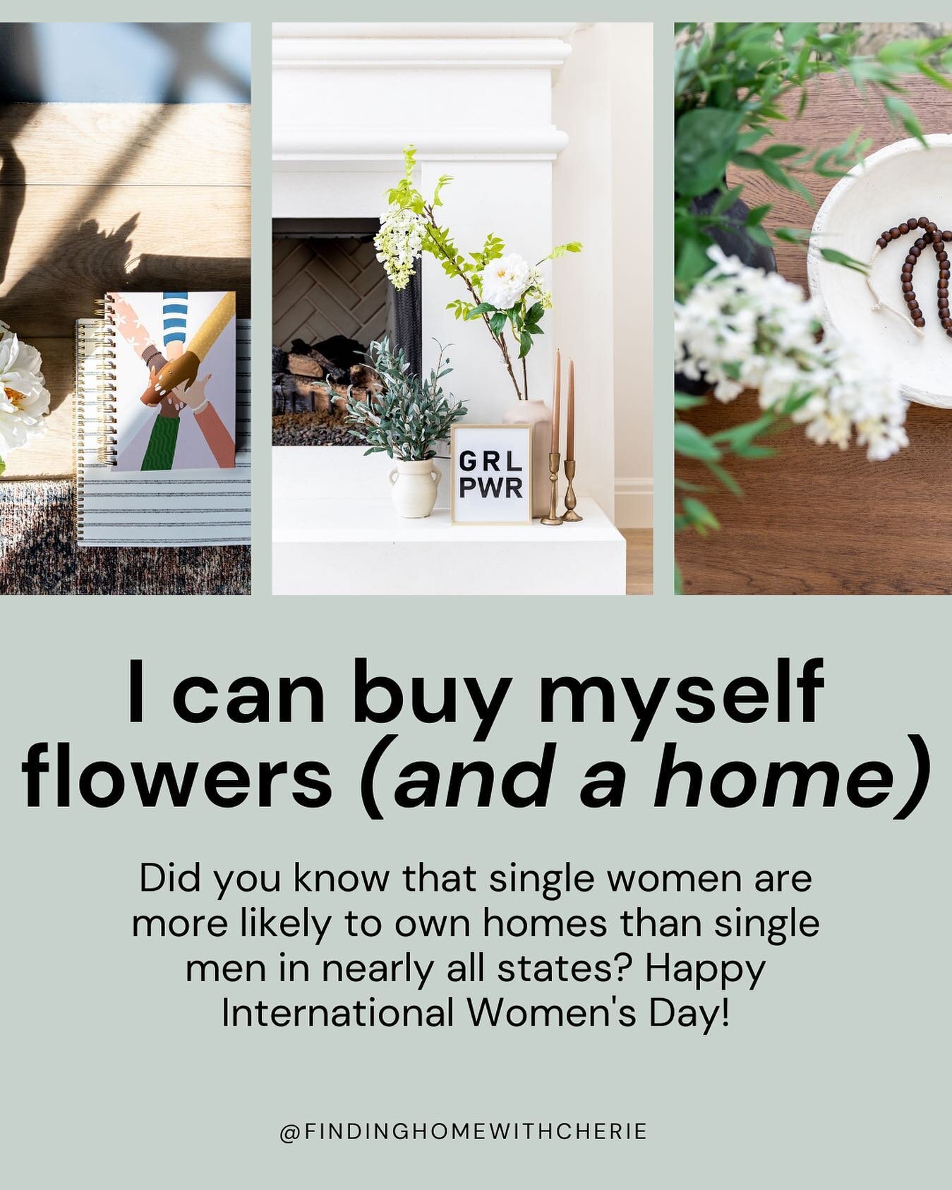 ❓️This demographic is more likely to own homes than single men in all but two U.S. states.⁠
⁠
⭕️Answer: Single Women! &nbsp;(Surprising? Maybe. But then again, you know your tribe, so maybe not.)⁠
⁠
Today is International Women&rsquo;s Day - and what