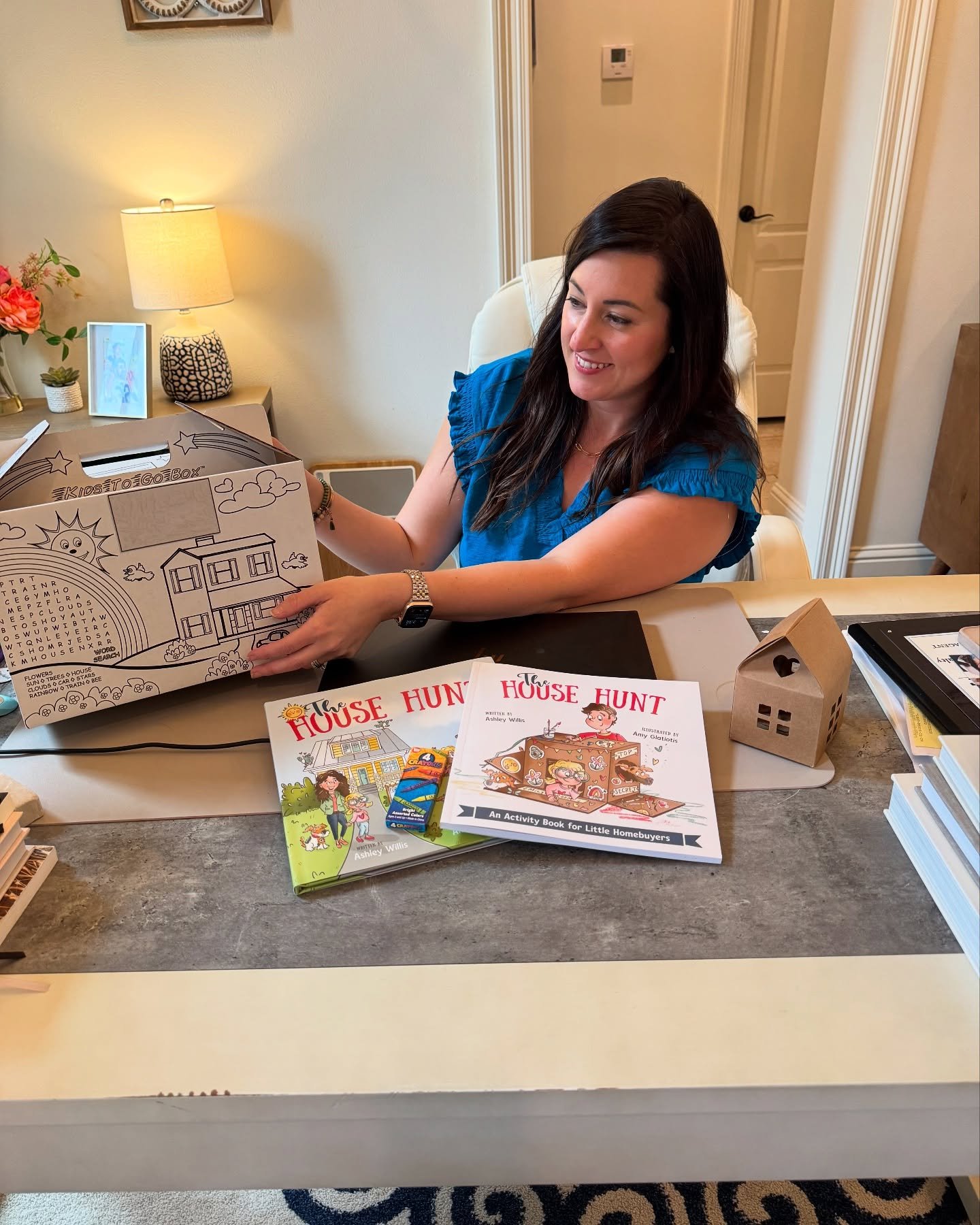 House hunting with kids just got a little easier (and a lot more fun)! 🏡🖍️

I&rsquo;m so excited about these new custom House Hunt activity kits I&rsquo;ll be bringing to showings!
Complete with coloring books, crayons, and even a fun carrying box 