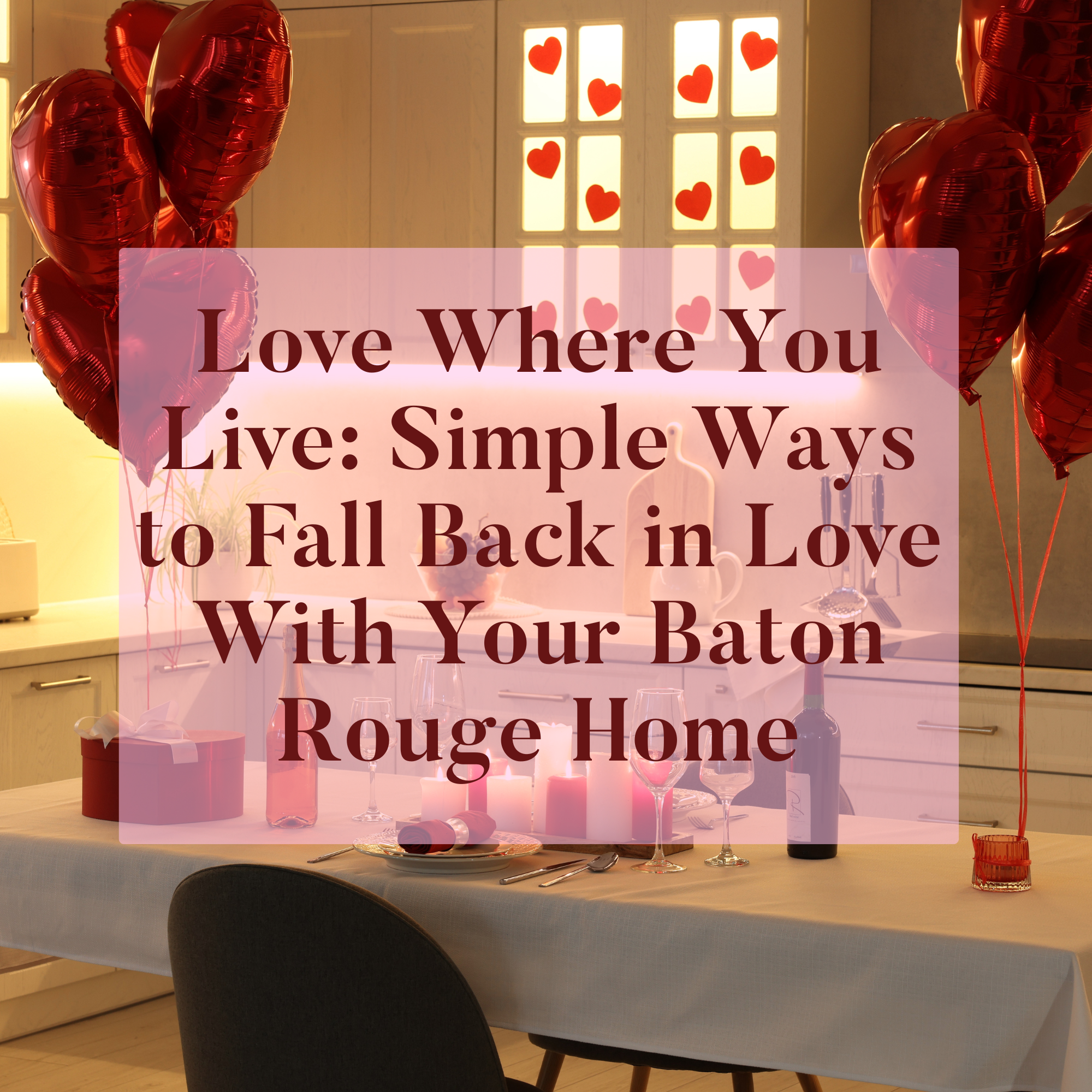 Love Where You Live: Simple Ways to Fall Back in Love With Your Baton Rouge Home