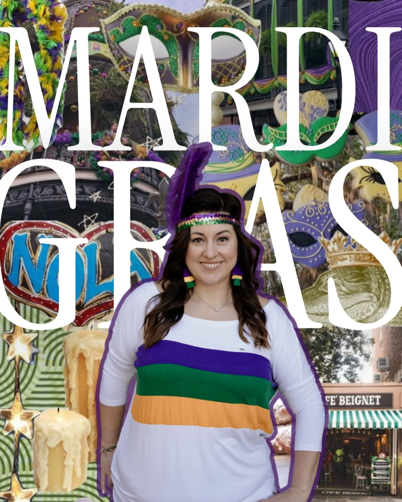 Purple, green, and gold just hit different down here 💜💚💛

Mardi Gras is hands down one of my favorite times of the year. The parades, the king cake, the beads, the music, the memories with family&hellip; it&rsquo;s just something special you can&r