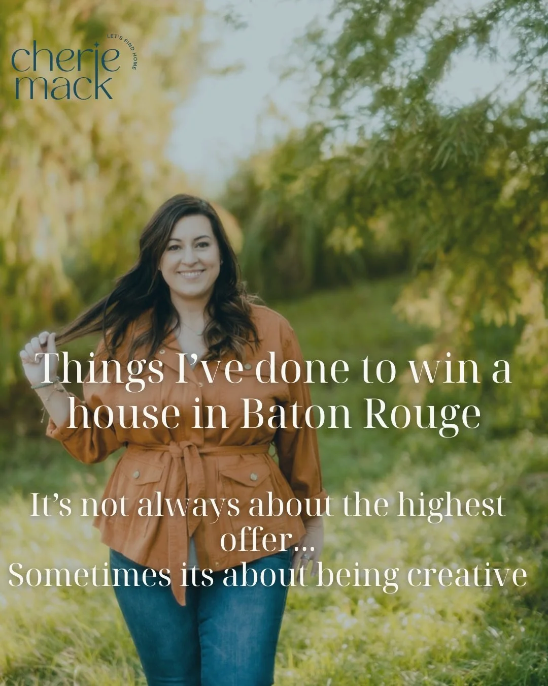 It&rsquo;s not always about the highest offer&hellip;

Sometimes it&rsquo;s about understanding what matters most to the seller.

Over the years I&rsquo;ve helped buyers win homes in the Baton Rouge market by getting a little creative. Things like ad