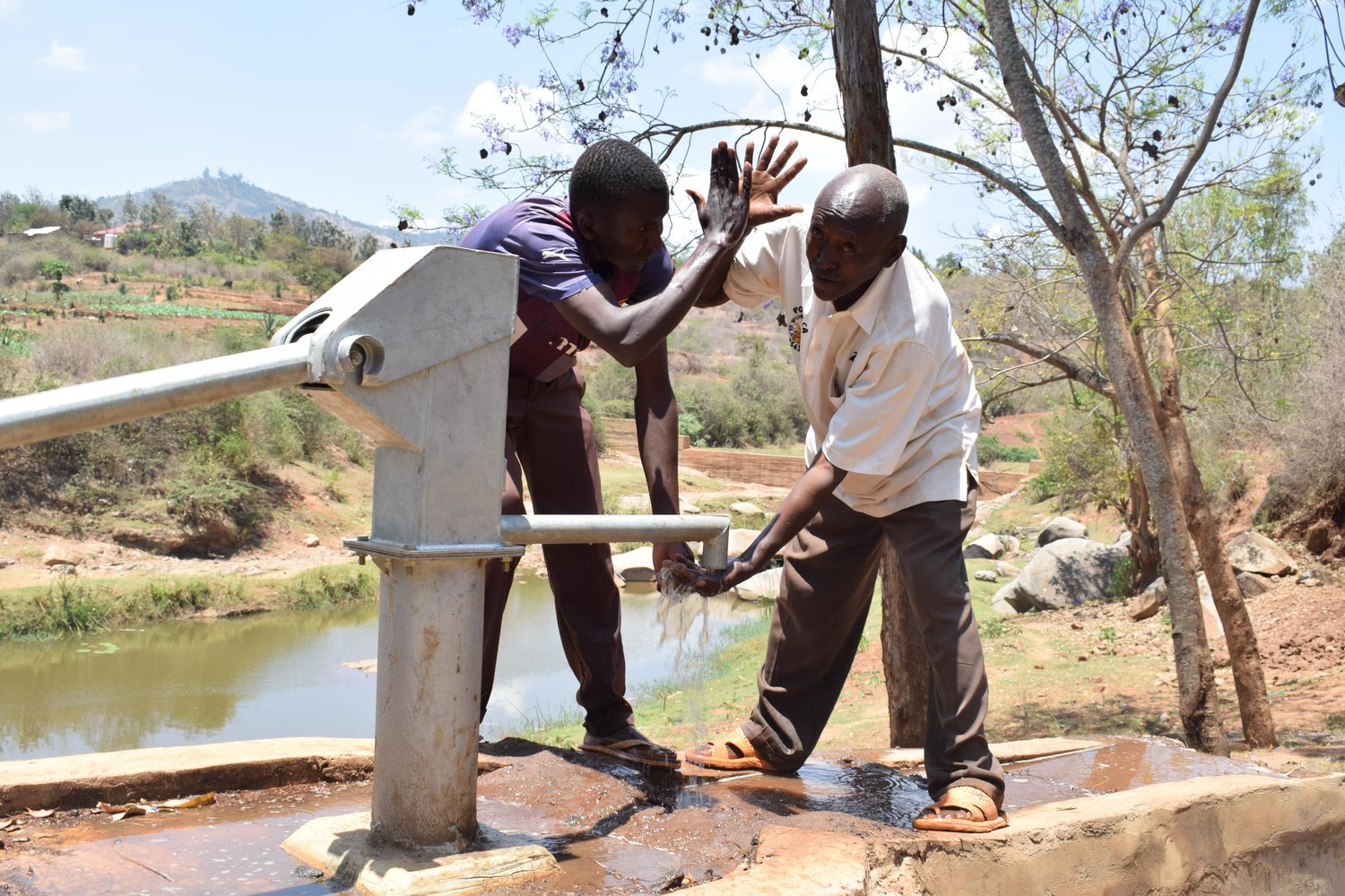 Water pump built - Kenya!