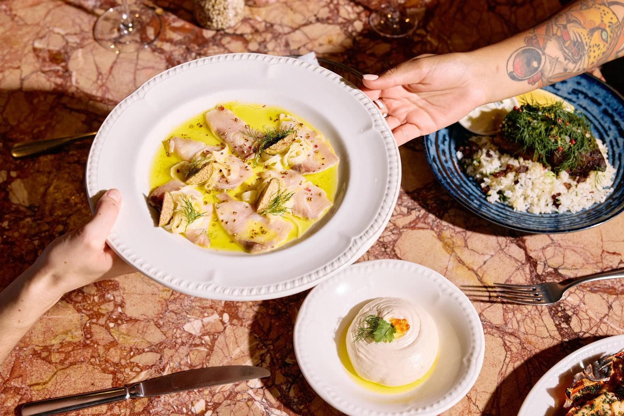 Raw Kingfish, summer salad, and citrus sauce - your perfect seasonal plate. 

https://www.yamasrestaurant.com.au/

#thisisbrisbane #westendbrisbane #greekfood
