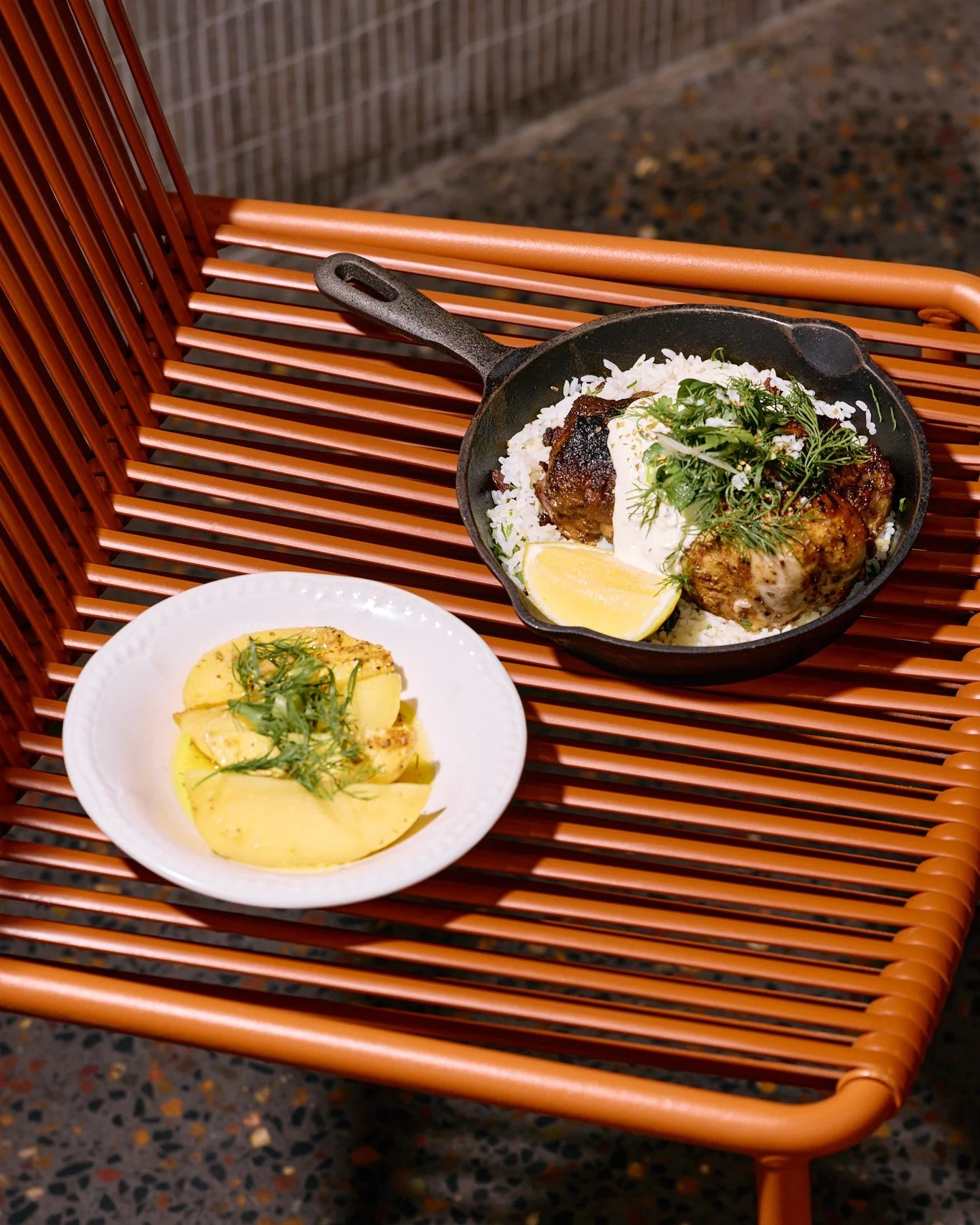 Our signature Souvla, a true Greek favourite. 

Marinated, slow-cooked and served with lemon rice pilaf. 

https://www.yamasrestaurant.com.au/

#thisisbrisbane #westendbrisbane #greekfood