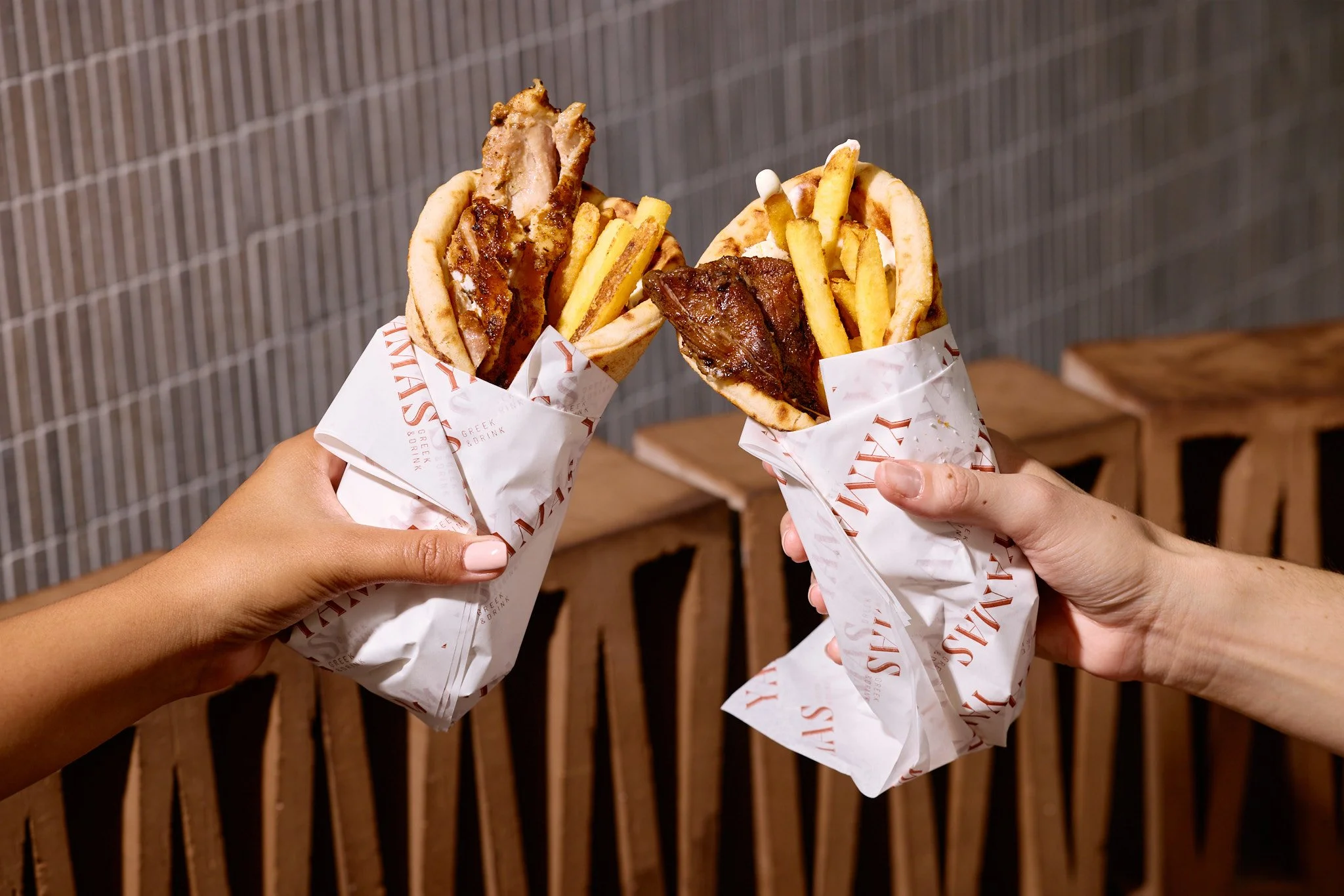 Cheers, but make it Yiros.

https://www.yamasrestaurant.com.au/

#thisisbrisbane #westendbrisbane #greekfood