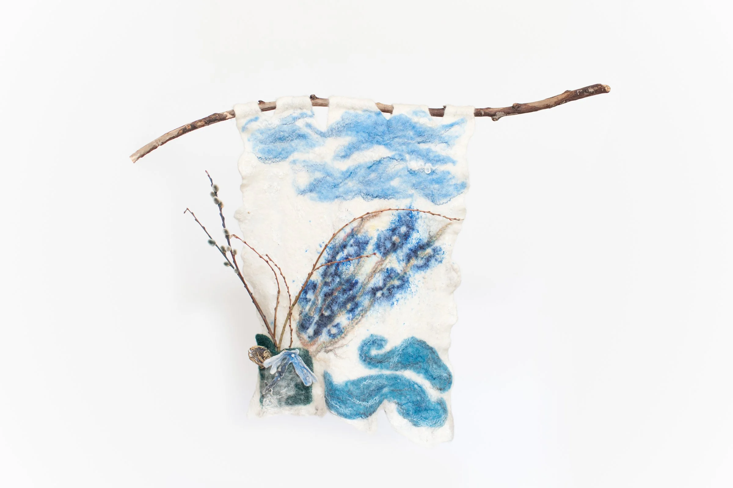 Gramma's Pussywillow Wall Hanging