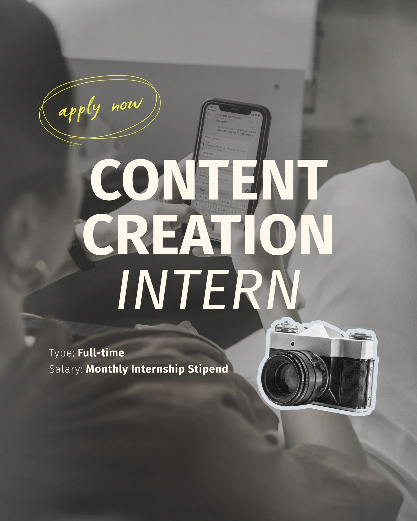We&rsquo;re hiring a Content Creation Intern in Somerset West.

If you live and breathe content, love capturing stories through photos and video, and want hands-on experience in a dynamic, creative environment, this could be your dream role.

&bull; 