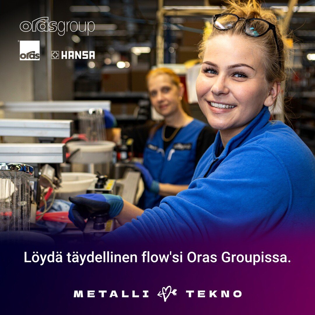 Oras Group on kansainv&auml;linen 1300 henkil&ouml;n ty&ouml;yhteis&ouml;, jossa jokaisella teht&auml;v&auml;ll&auml; on merkityst&auml;. 

Oras Groupissa menestyt huolellisella ja tarkalla ty&ouml;otteella sek&auml; hyvill&auml; ty&ouml;yhteis&ouml;