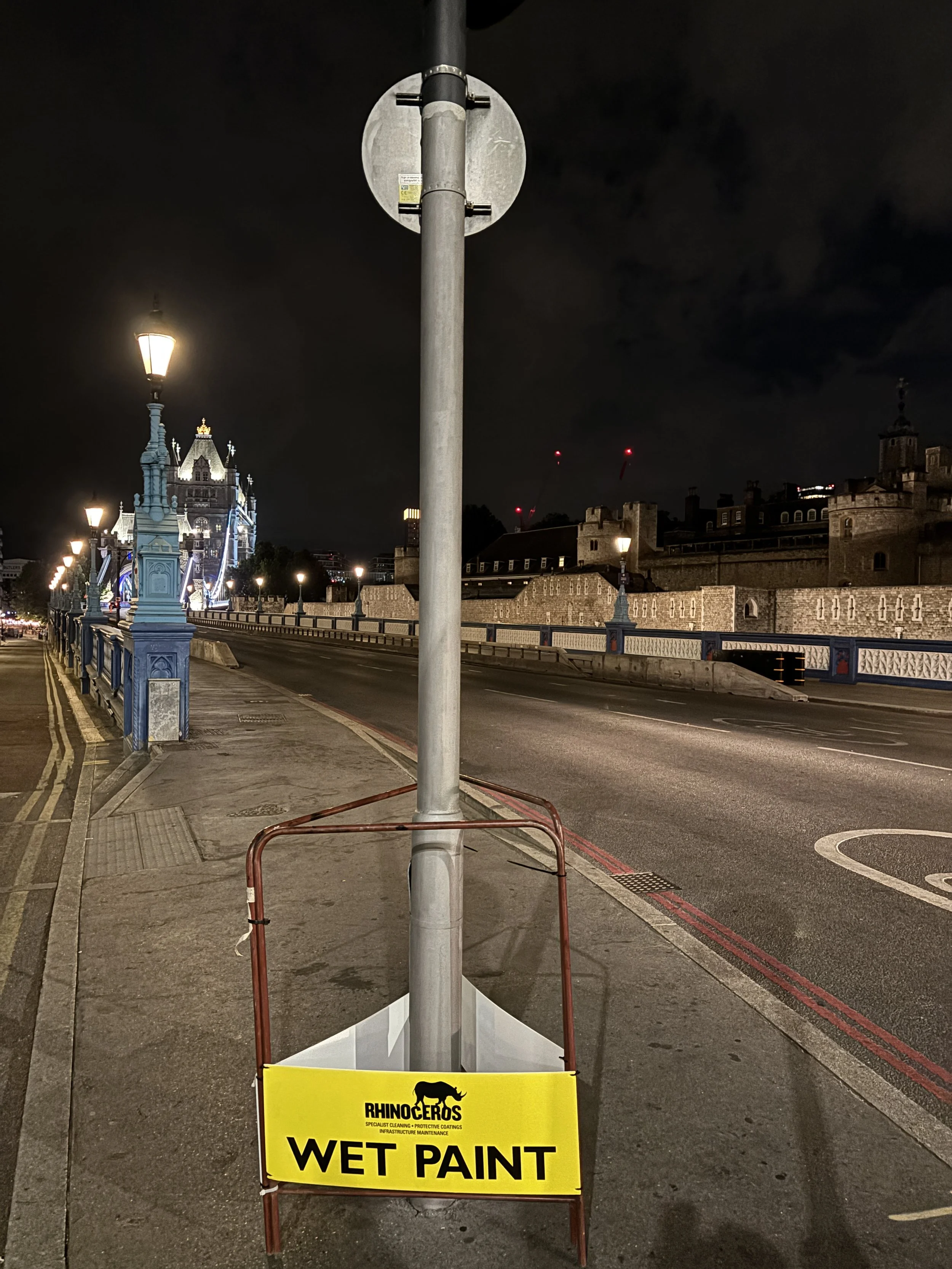 Tower Hill Traffic Light Signposts Antiflyposting