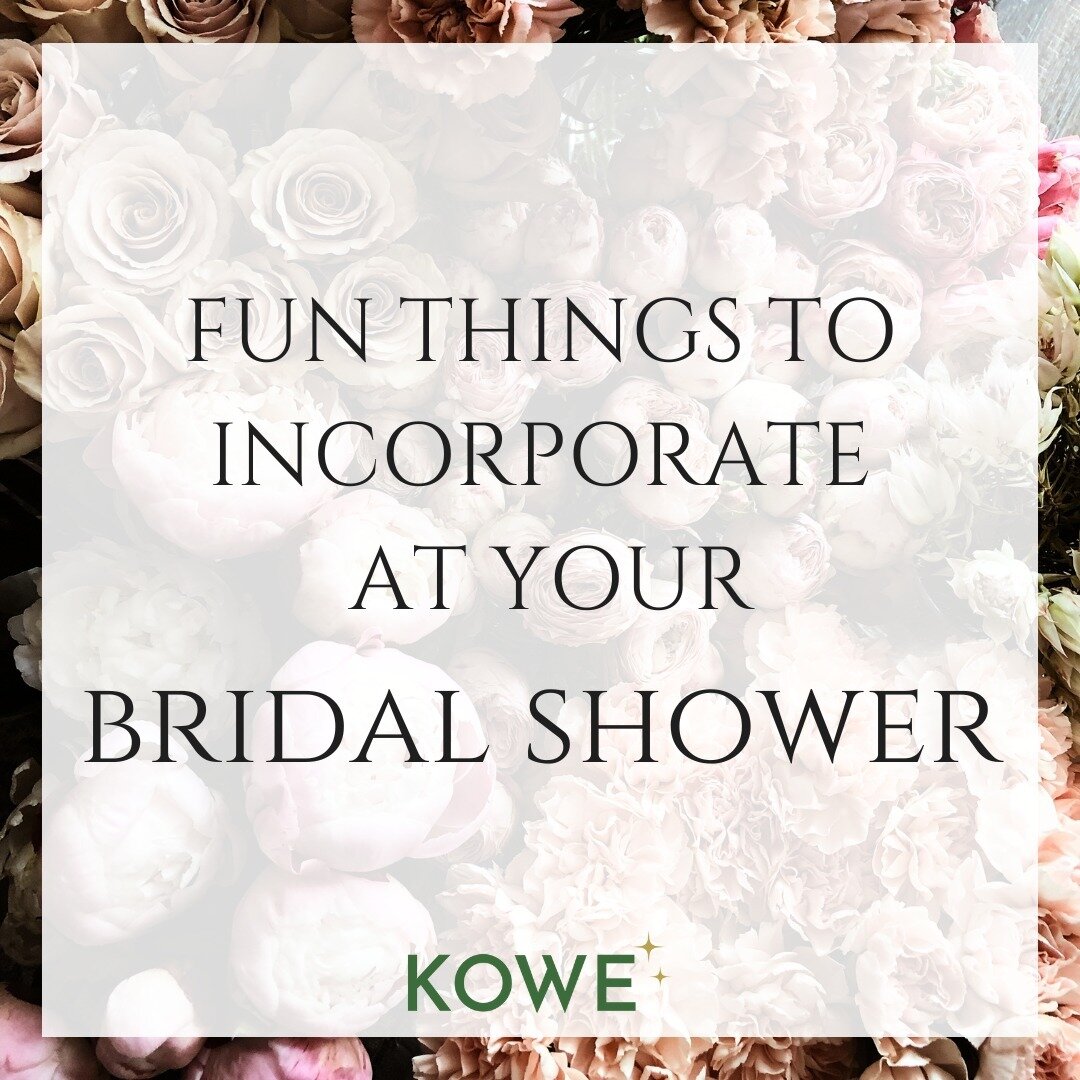 Your bridal shower is a day all about you, and this exciting journey you&rsquo;re about to embark on, bride to be! Make the most of it by celebrating your soon-to-be marriage with some of these fun ideas to include in your day ✨

What are some things