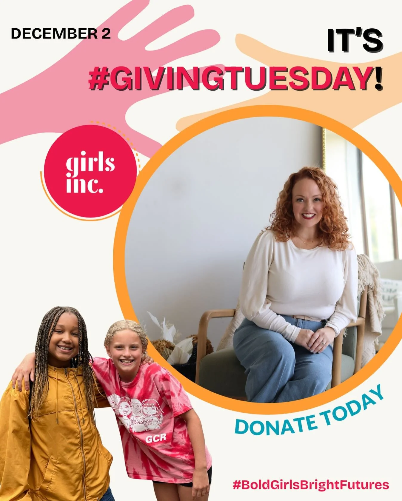 It&rsquo;s Giving Tuesday, a day built on generosity and community. Today, I&rsquo;m raising funds for Girls Inc. of the Greater Capital Region to help reach our $15,000 year-end goal.

Every dollar helps us provide free, high-impact programs in STEM