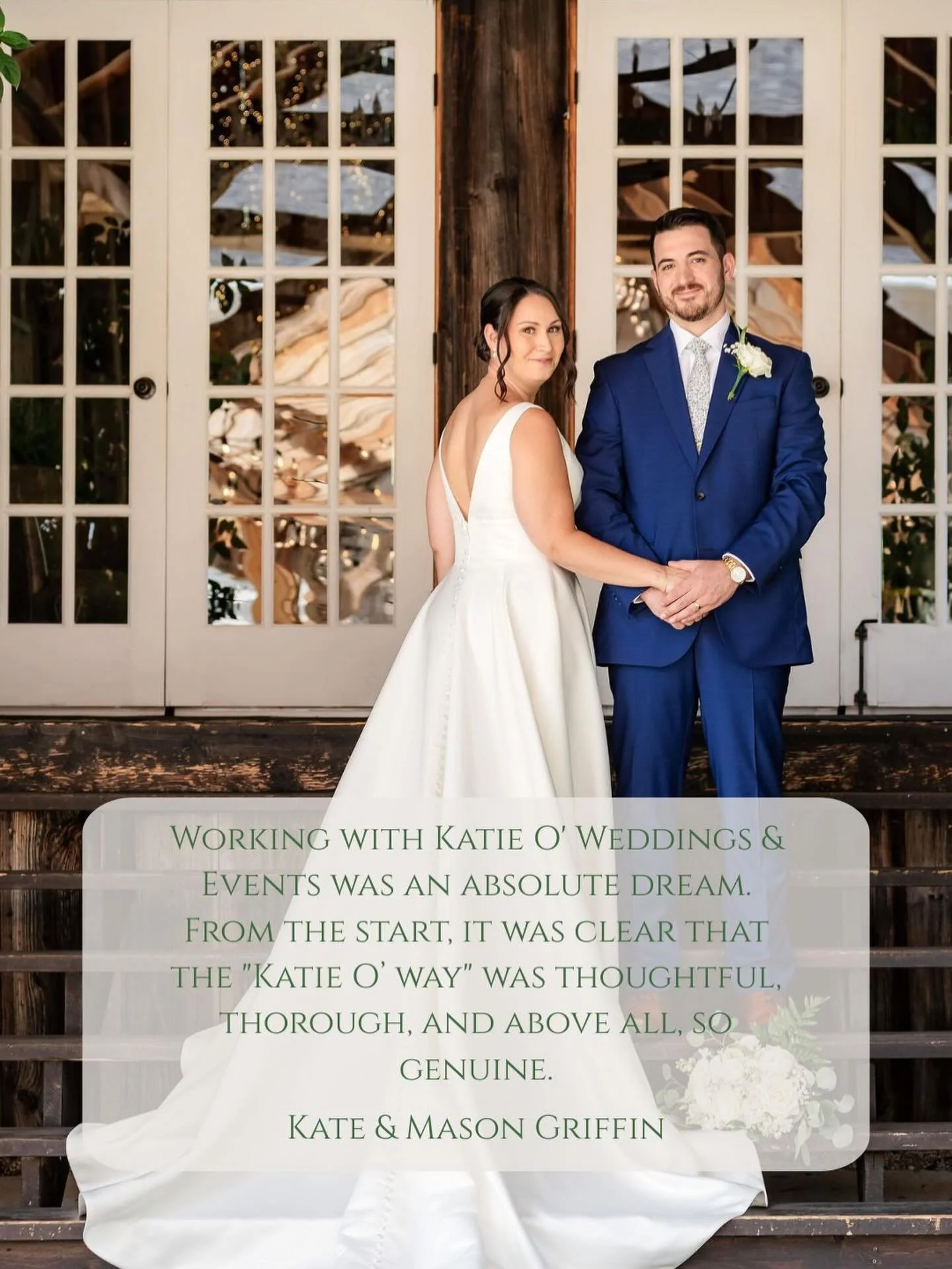 Hearing words like this from our couples is everything! From the big vision to the tiniest details, our goal is always the same: a wedding day that feels effortless, intentional, and so you.

Thank you for trusting us with one of the most meaningful 