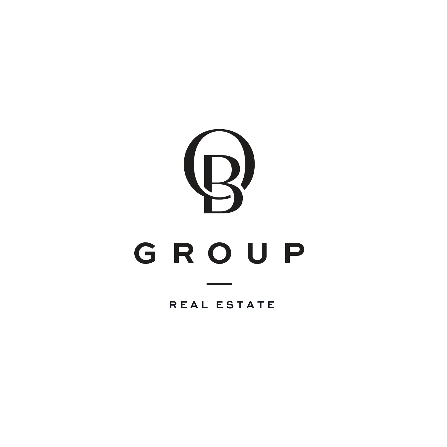 Black and gray logo for Q3 Group Real Estate with a stylized 'Q' and '3' in the center.
