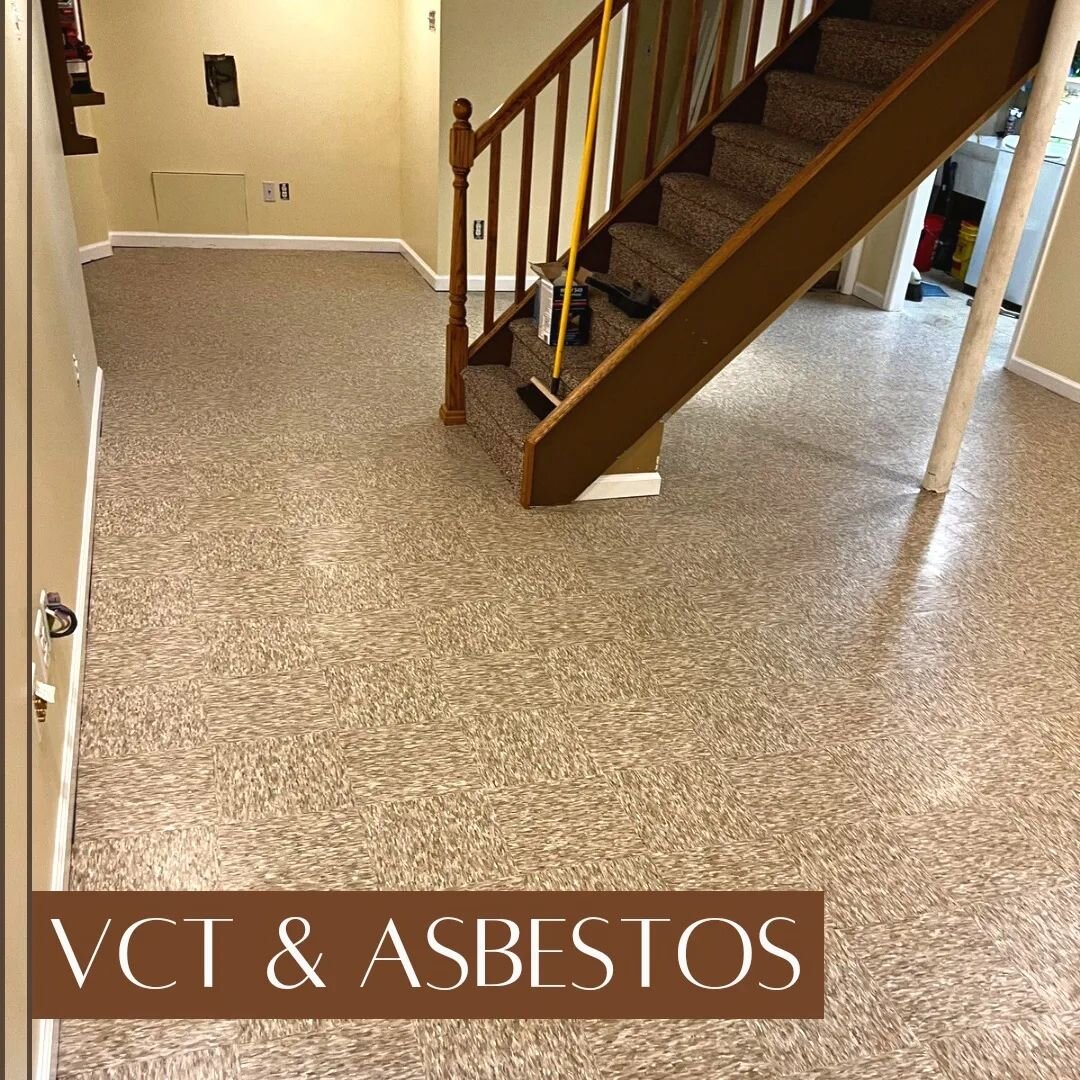 The biggest concern we hear when it comes to VCT is about asbestos. Understandably, clients have many questions and concerns about the possibility and what to do. Let's discuss what you need to know ⤵️ 

➡️ What even is asbestos? 

Asbestos is a natu