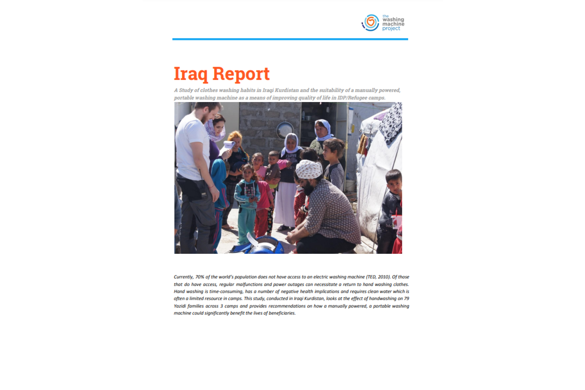 Publications — The Washing Machine Project